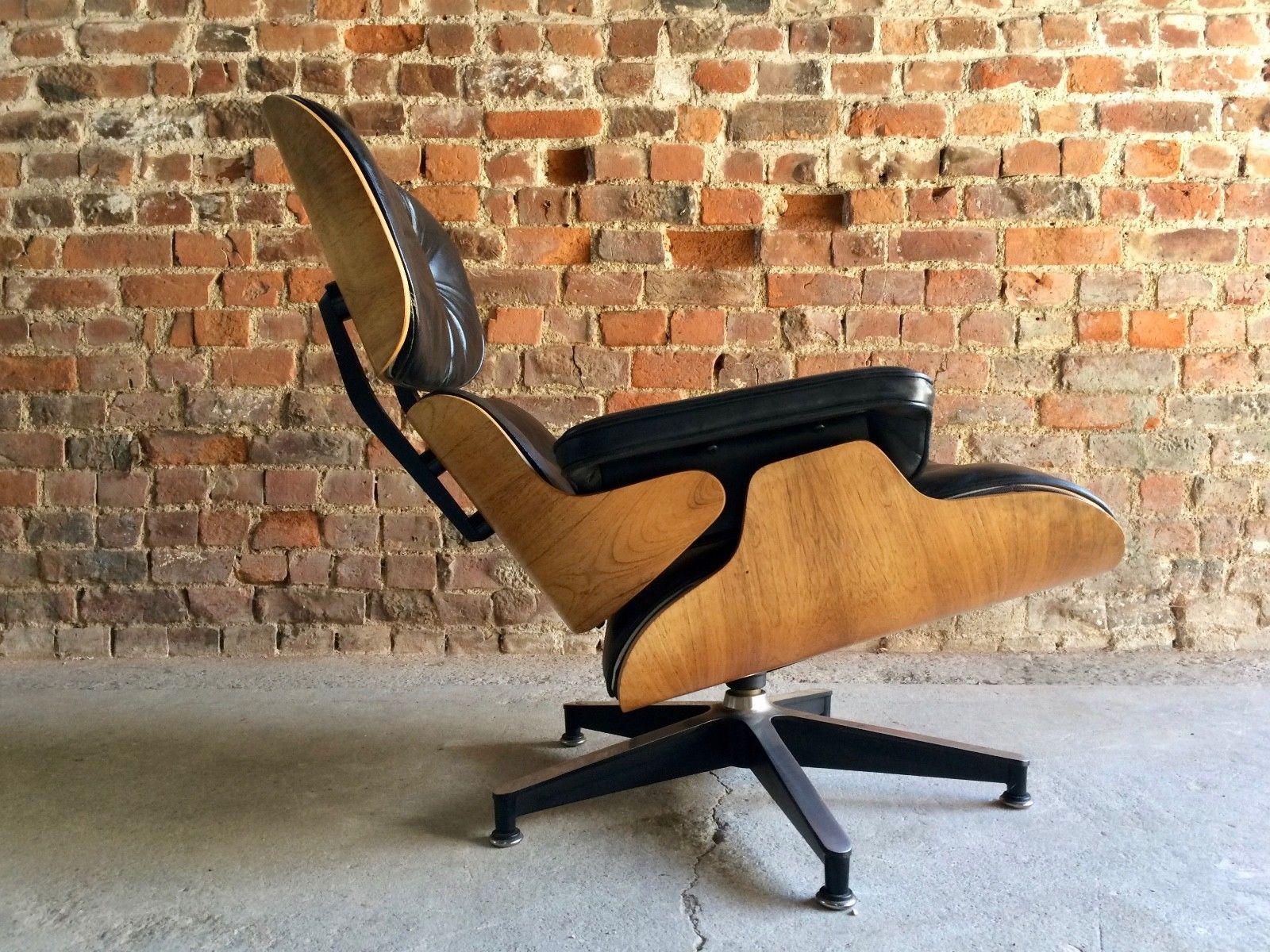 Original Charles & Ray Eames Lounge Chair Model 670 Rosewood Herman Miller 1970s 1