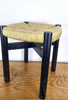 Original Charlotte Perriand "Orcières" stool, Les Arcs 1600, circa 1969