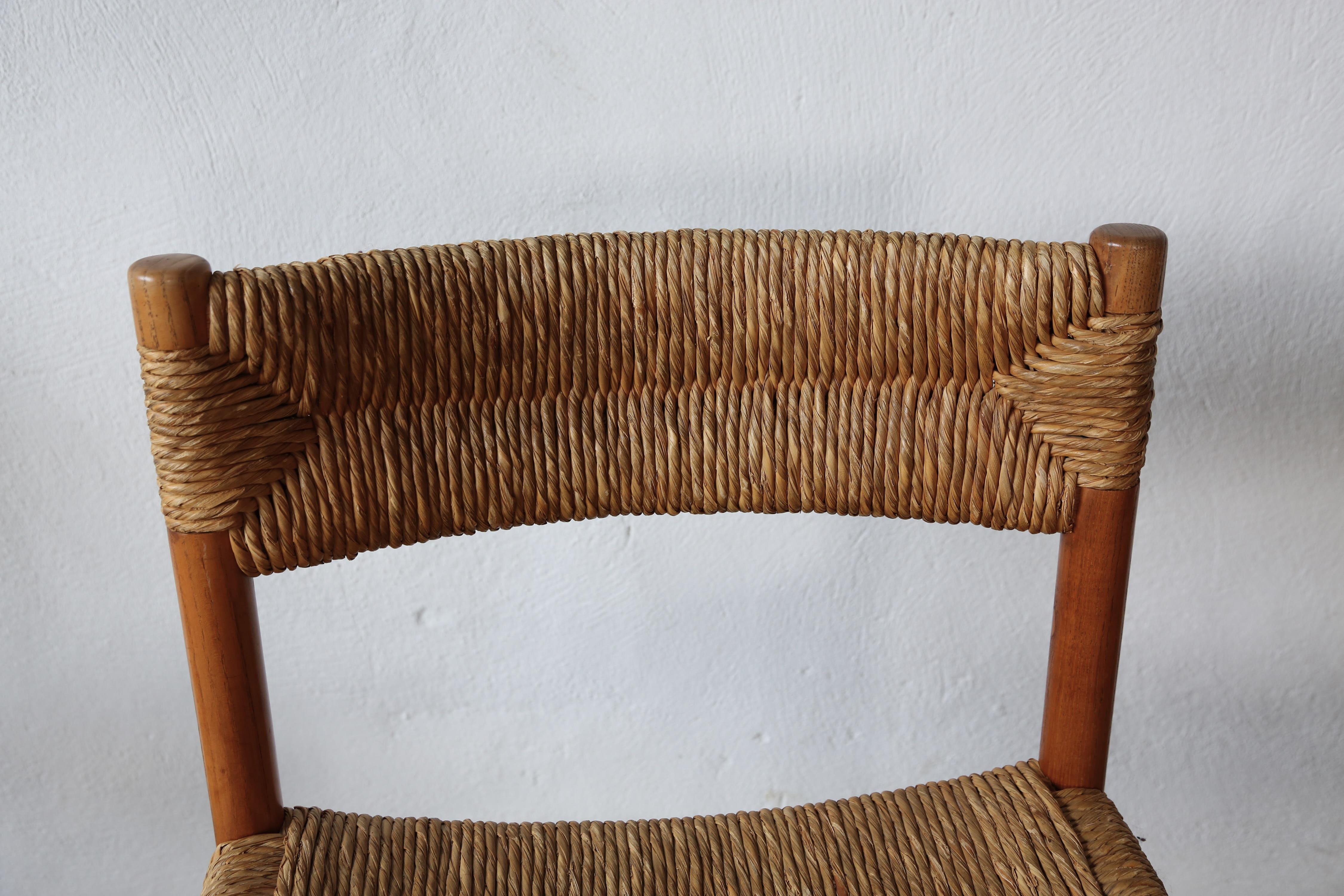 Original Charlotte Perriand / Robert Sentou Dordogne Chairs, France, 1960s 5