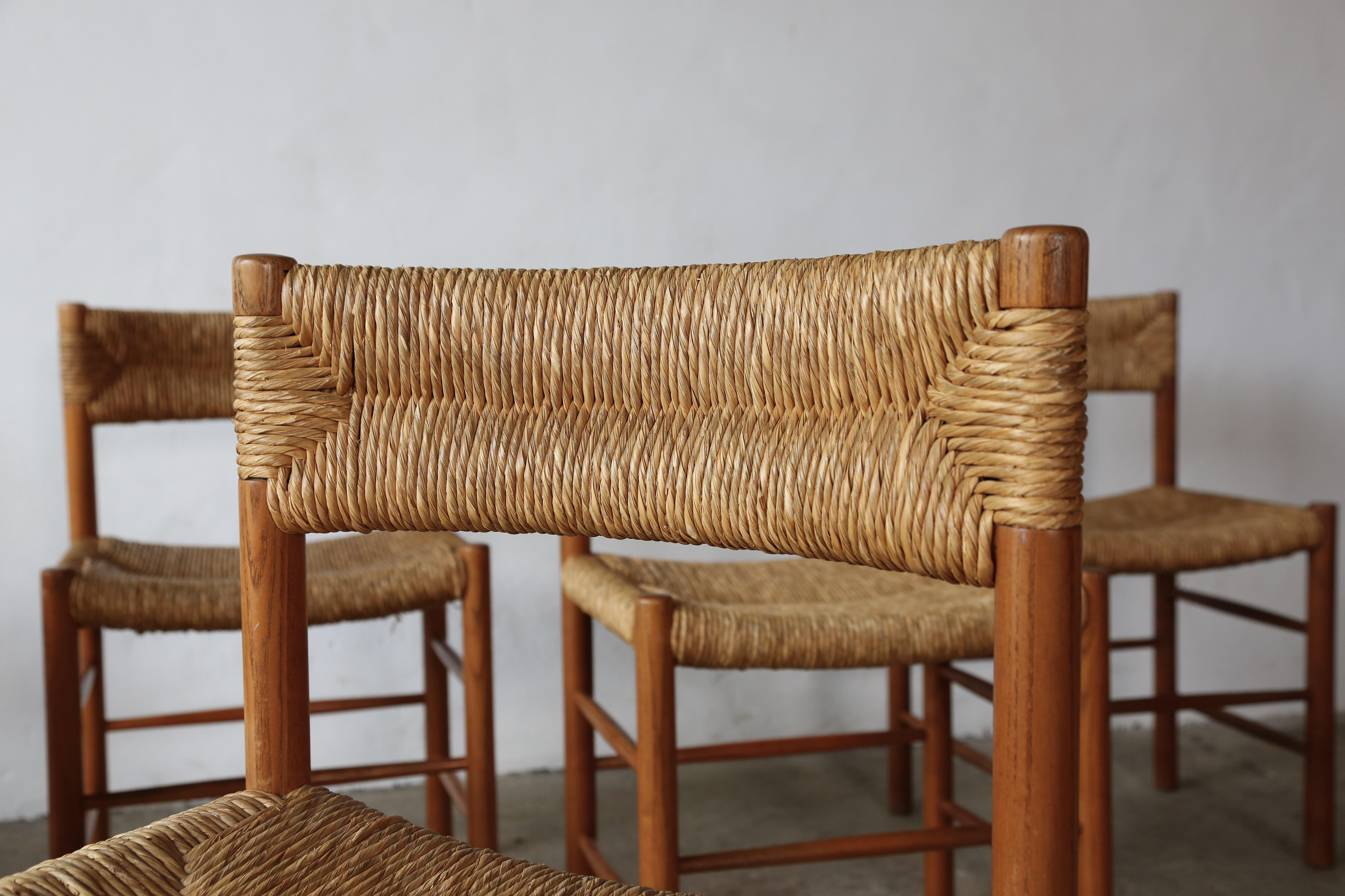 Original Charlotte Perriand / Robert Sentou Dordogne Chairs, France, 1960s 7