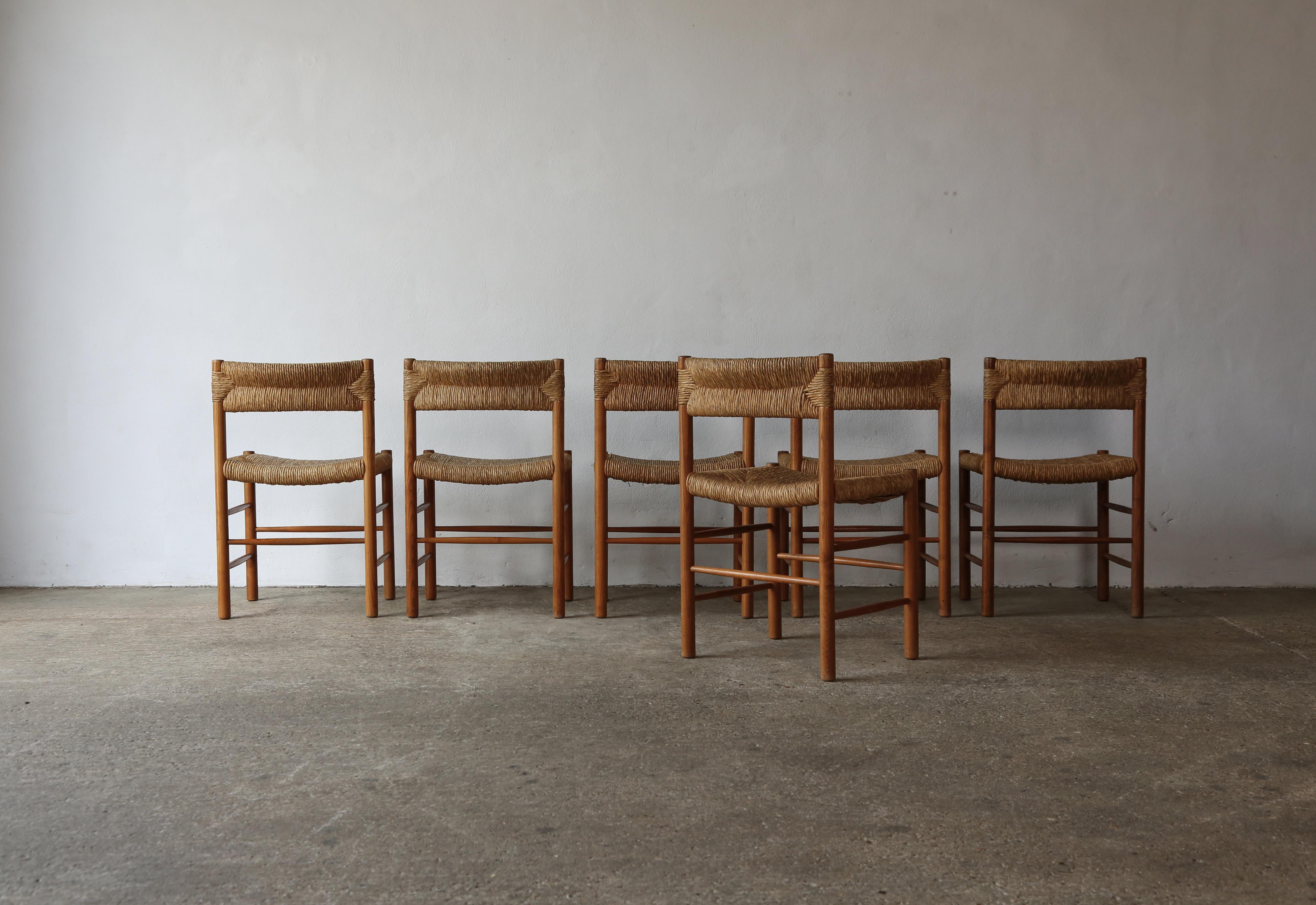 Original Charlotte Perriand / Robert Sentou Dordogne Chairs, France, 1960s 10
