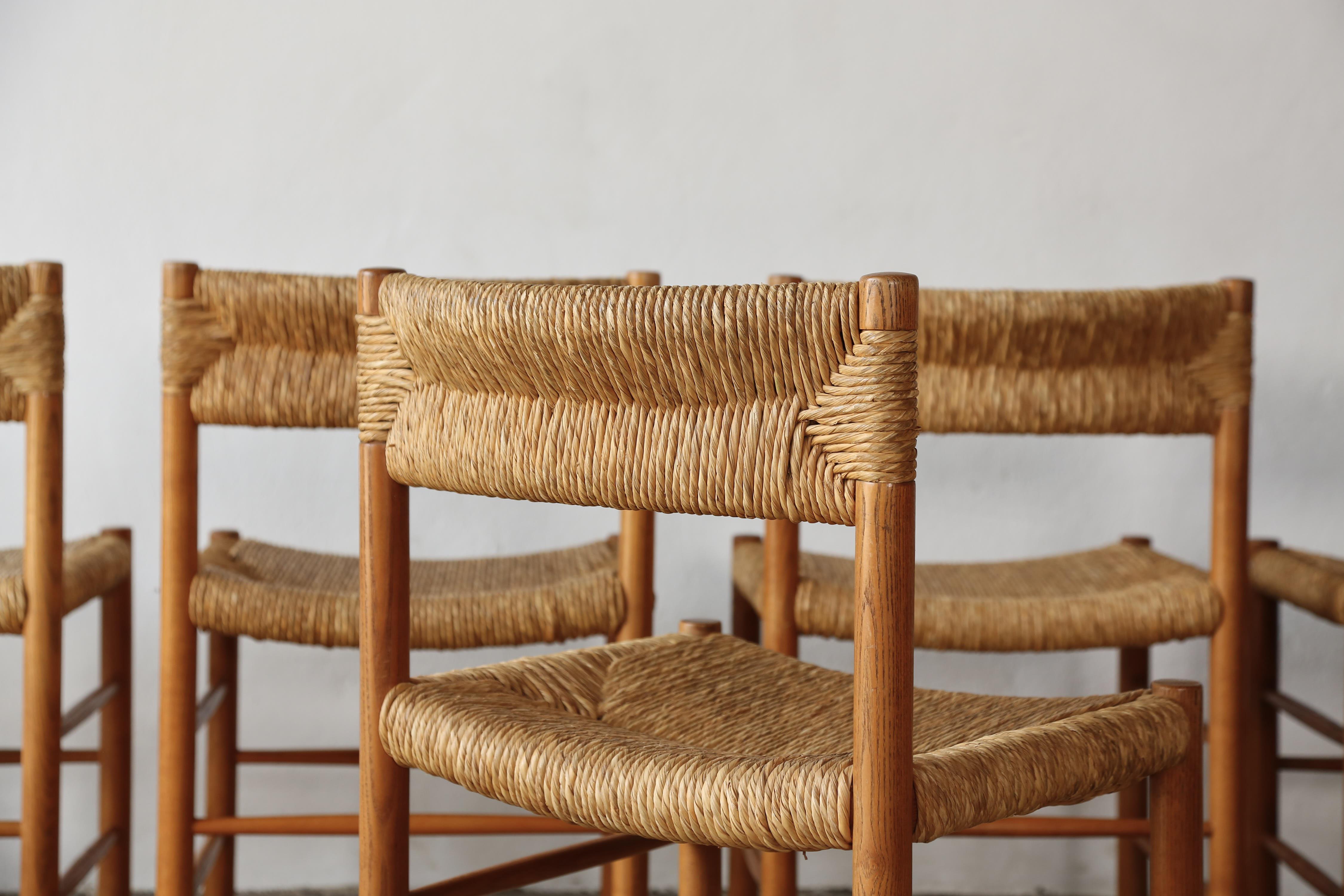 Original Charlotte Perriand / Robert Sentou Dordogne Chairs, France, 1960s 13