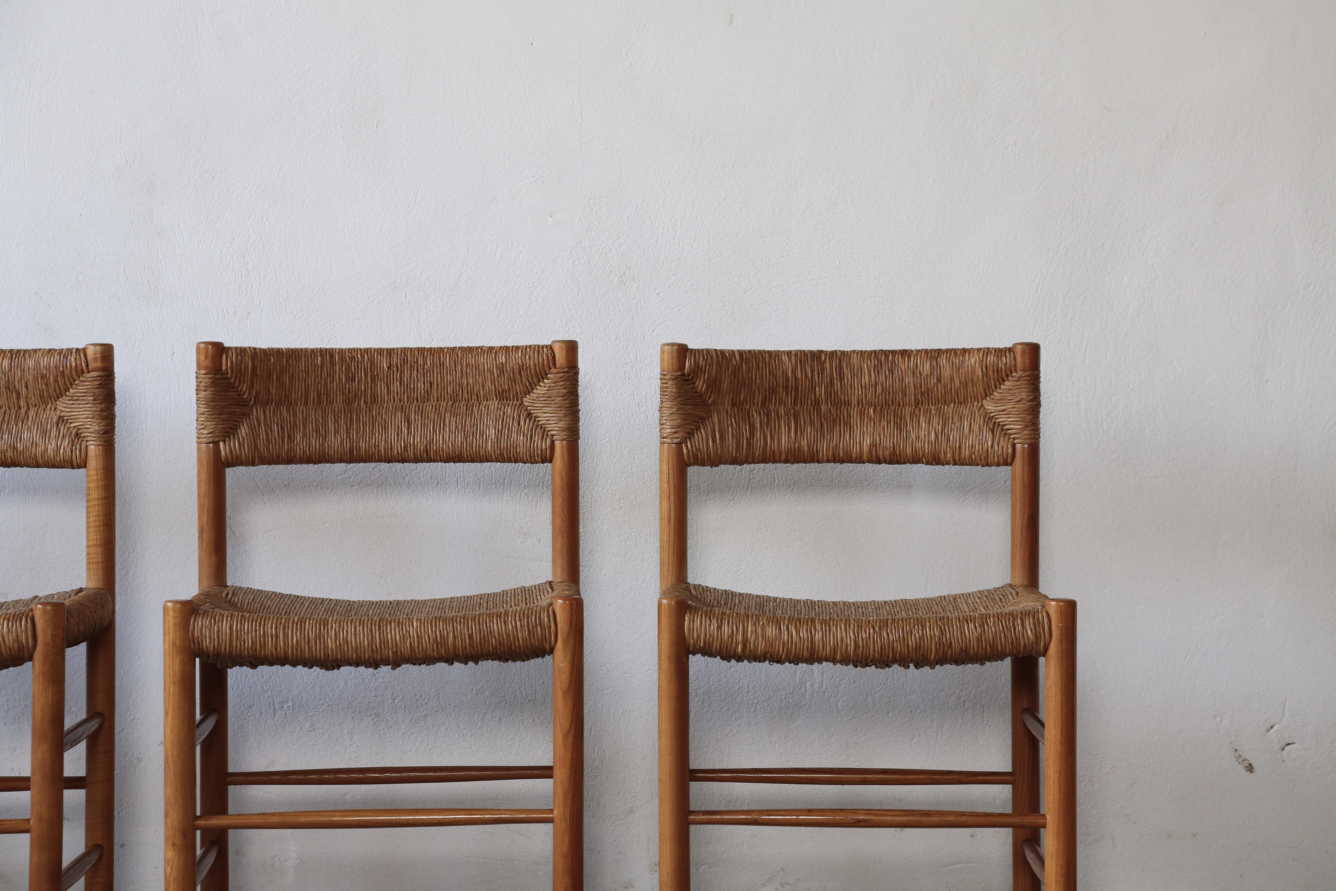 French Original Charlotte Perriand / Robert Sentou Dordogne Chairs, France, 1960s For Sale