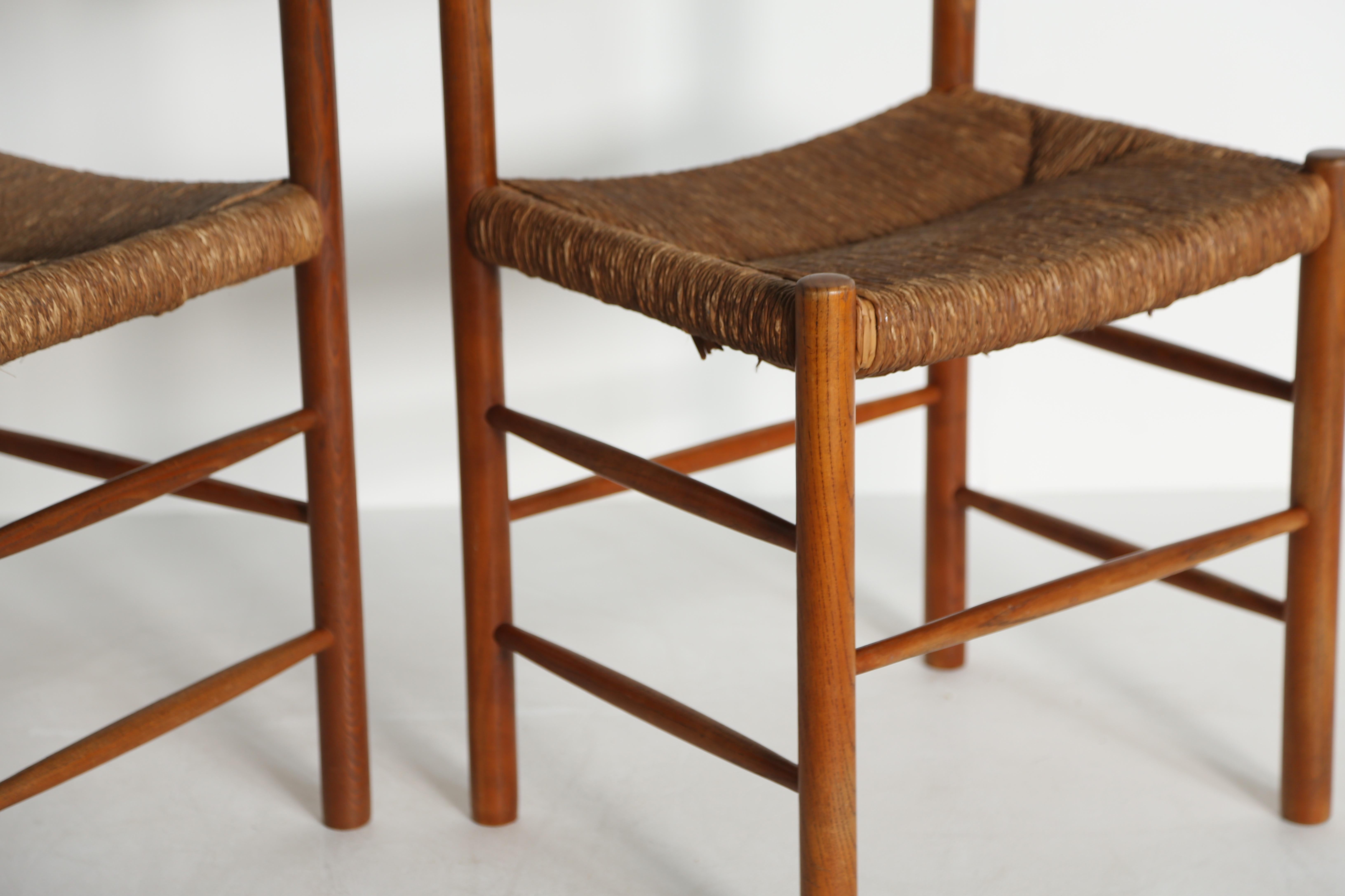 Français Chaises originales Charlotte Perriand / Sentou Dordogne, France, années 1960 en vente