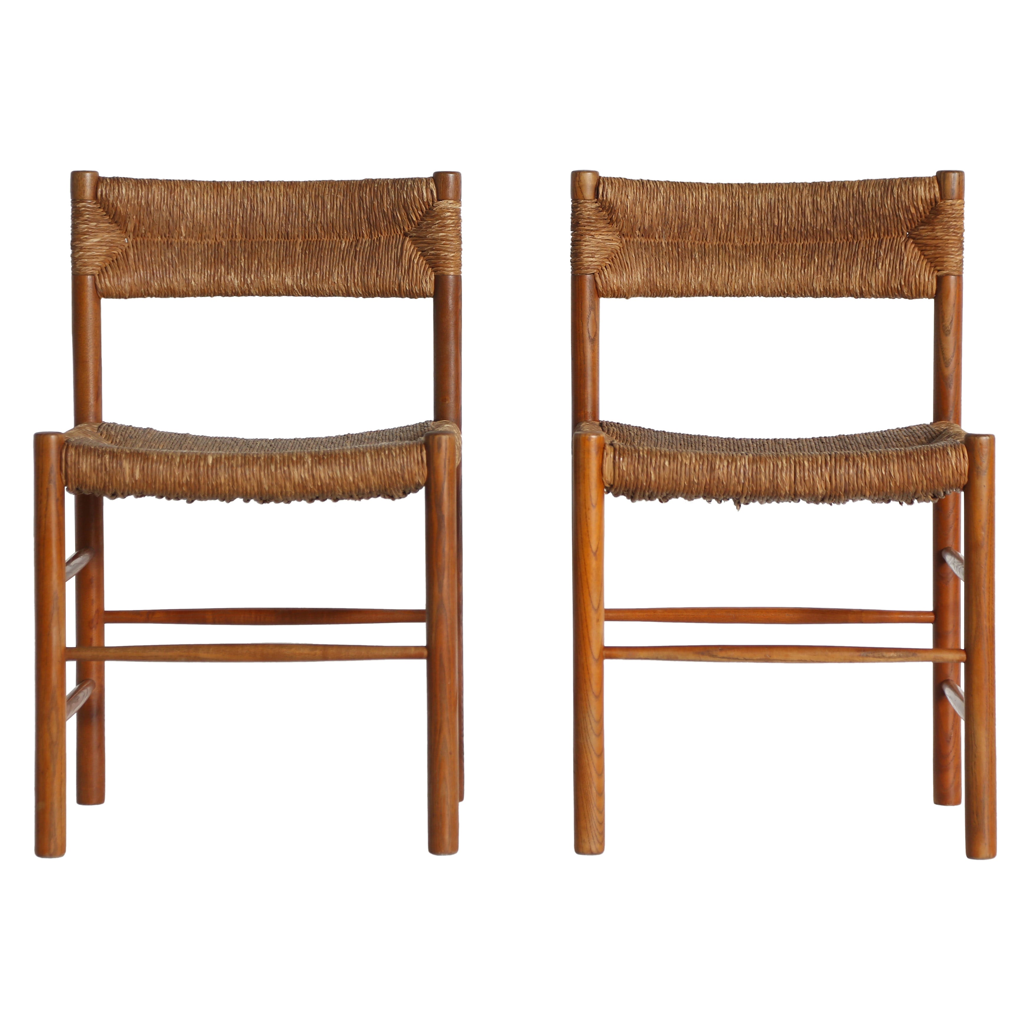 Chaises originales Charlotte Perriand / Sentou Dordogne, France, années 1960 en vente
