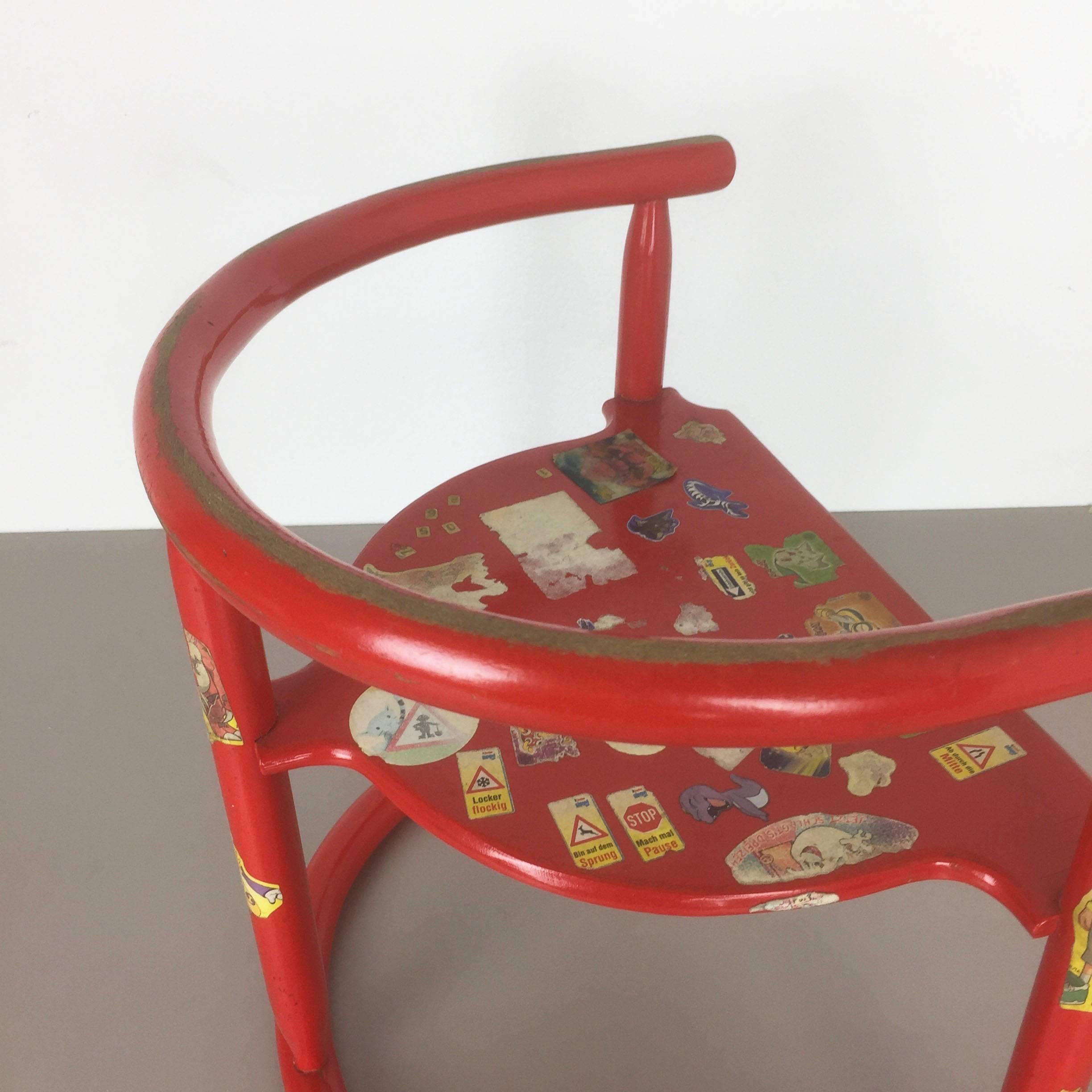 Mid-Century Modern Original Children Armchair Chair 'Anna' by Karin Mobring 1963 for Ikea, Sweden