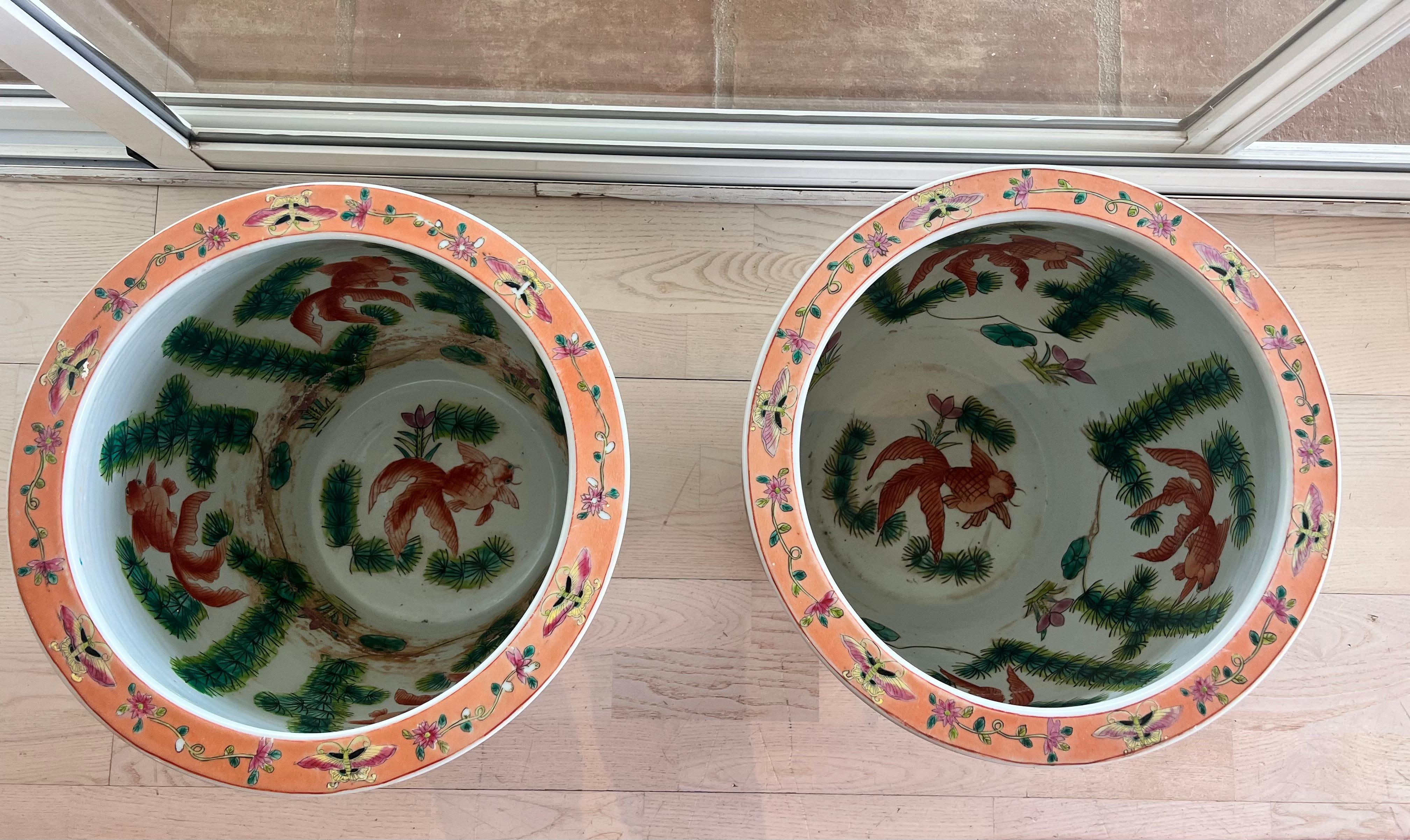  Chinesische große Keramikvasen 1980er Jahre im Zustand „Hervorragend“ im Angebot in BILBAO, ES