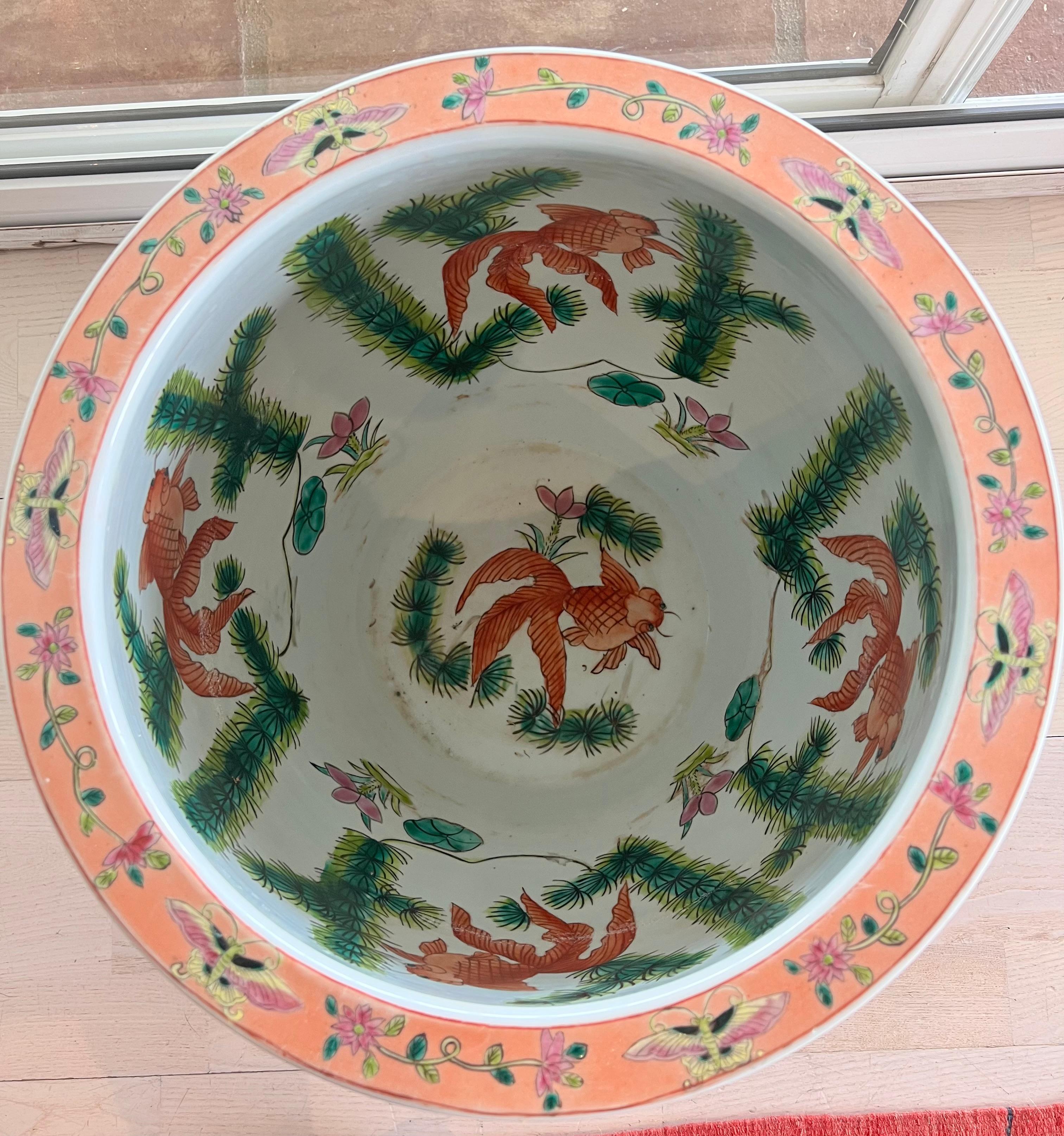  Chinesische große Keramikvasen 1980er Jahre im Angebot 1