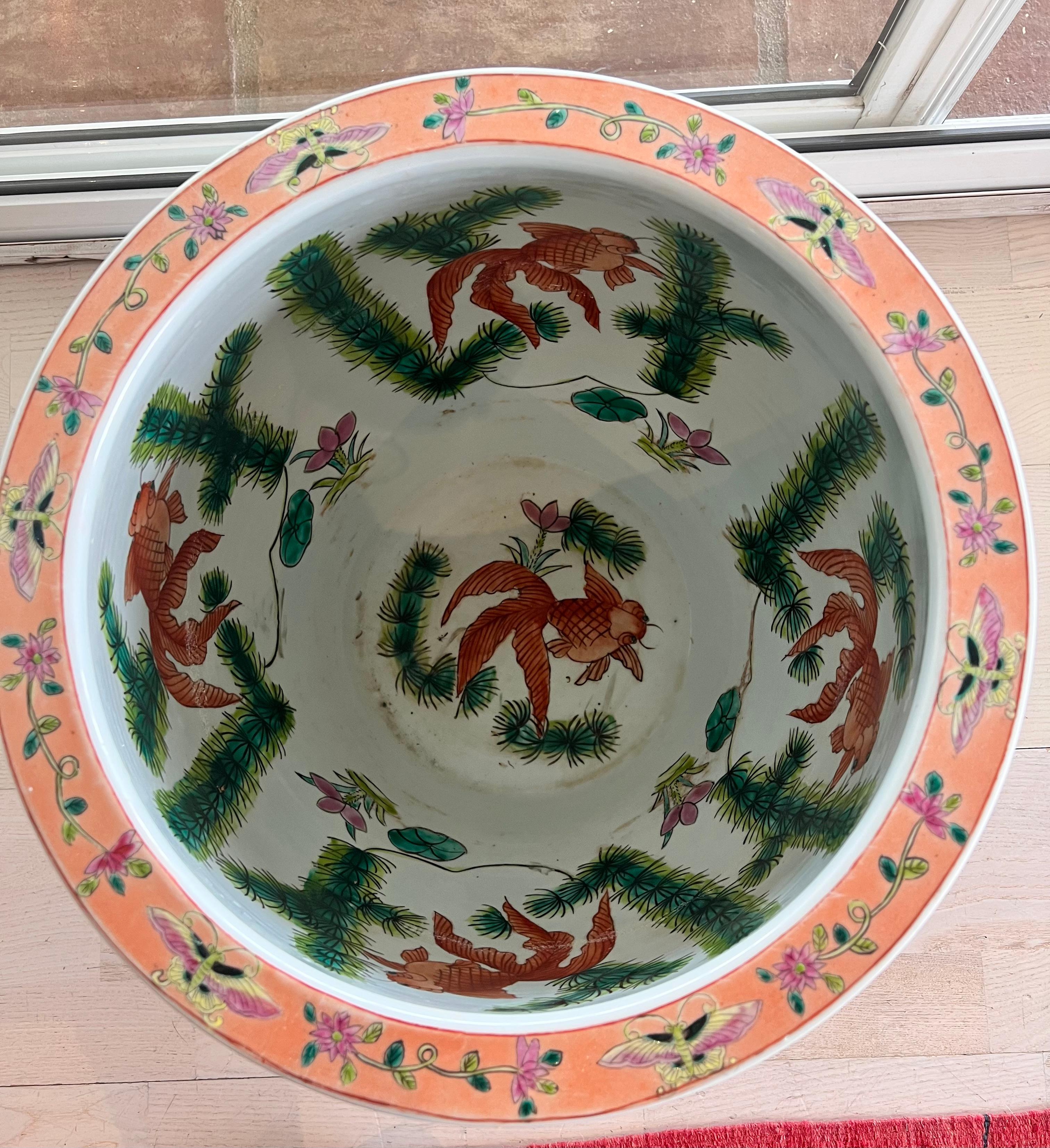  Chinesische große Keramikvasen 1980er Jahre im Angebot 3