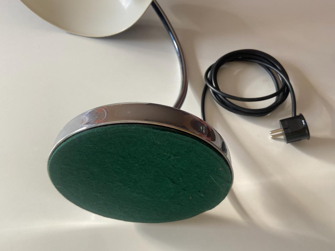 Painted Original Christian Dell Table Lamp 6631 Desk Lamp by Kaiser Idell, Germany