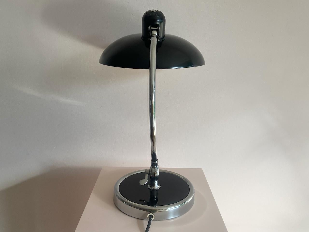 Metal Original Christian Dell Table Lamp 6631 Desk Lamp by Kaiser Idell, Germany