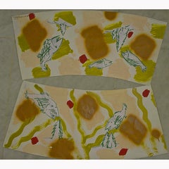 Lampada da tavolo originale Christian Ludwig Attersee 1992 della collezione Woka Art