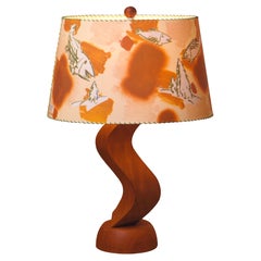 Original Christian Ludwig Attersee 1992 Table Lamp from Woka Art Collection