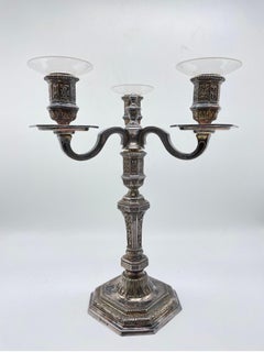 Candelero original Christofle, de plata.