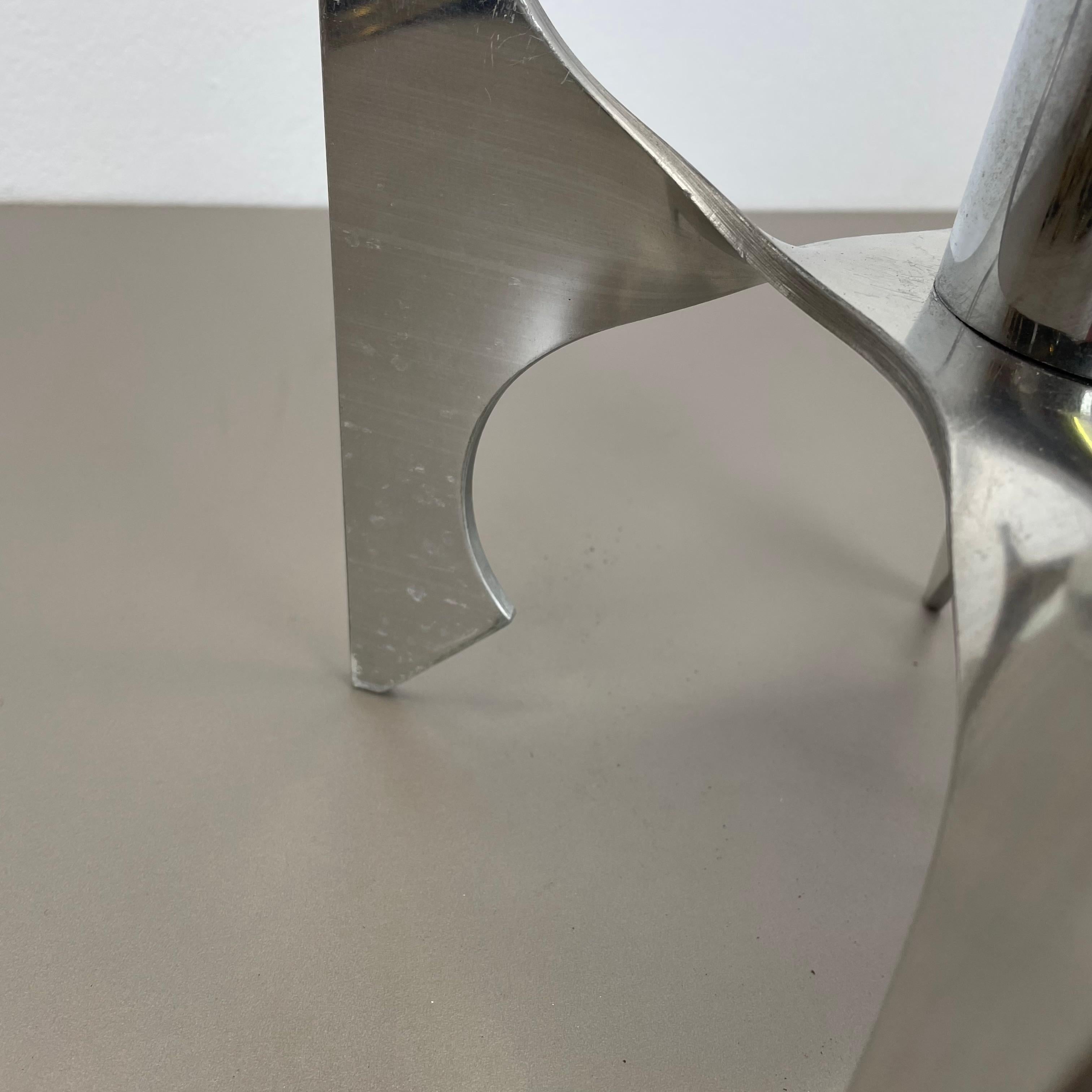 Original-Tischleuchte aus Chrom-Aluminium von Motoko Ishi für STAFF Leuchten, 1970er Jahre im Angebot 7