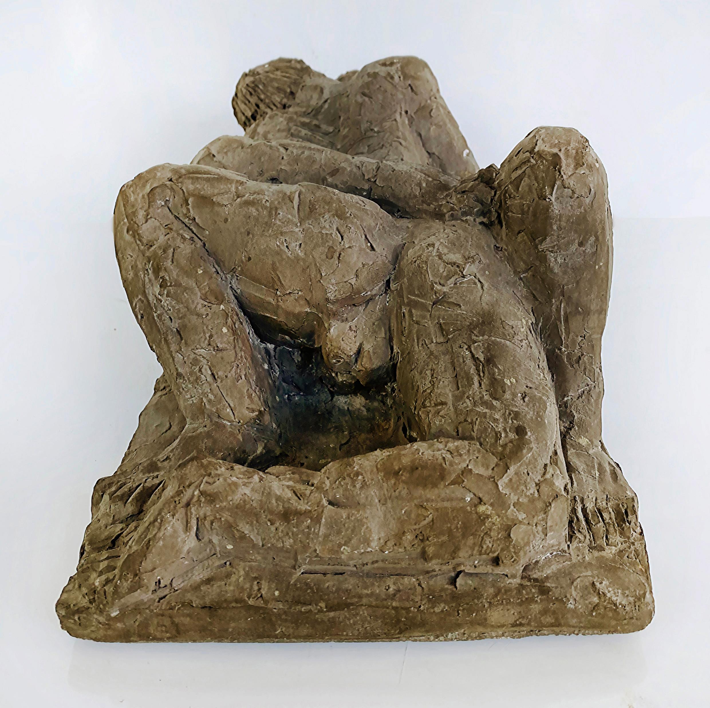  Original Chuck Dodson Erotic Figurative Sculpture circa 1975, 