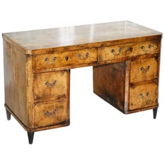 Original circa 1840 Antique Walnut Country Desk Stunning Timber Patina