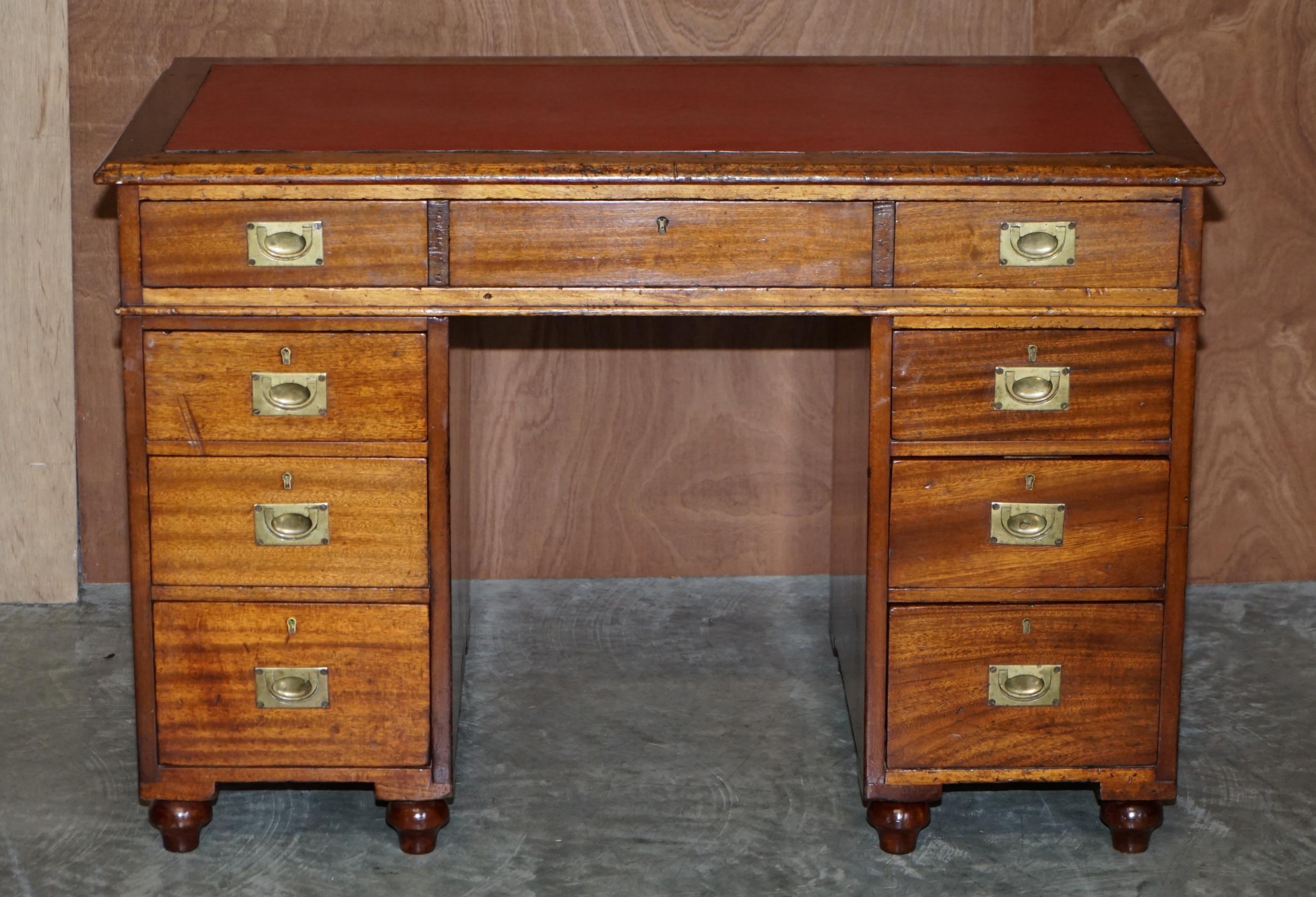 We are delighted to offer this very rare original Graves & Son’s stamped Naval Military Campaign officers desk

Graves and Sons were listed at Fore Street, Plymouth in 1890 as general furnishers. Presumably they were allied to Sterling Graves, naval