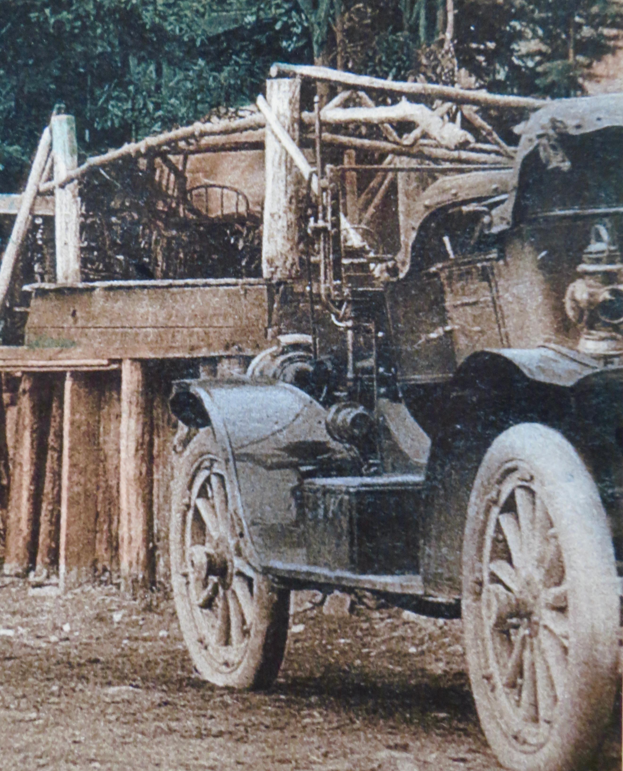 Altro Foto originale del 1914, area del lago Tahoe; sala da pranzo del Fallen Leaf Lake Lodge in vendita