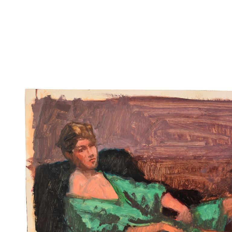 lady in repose painting