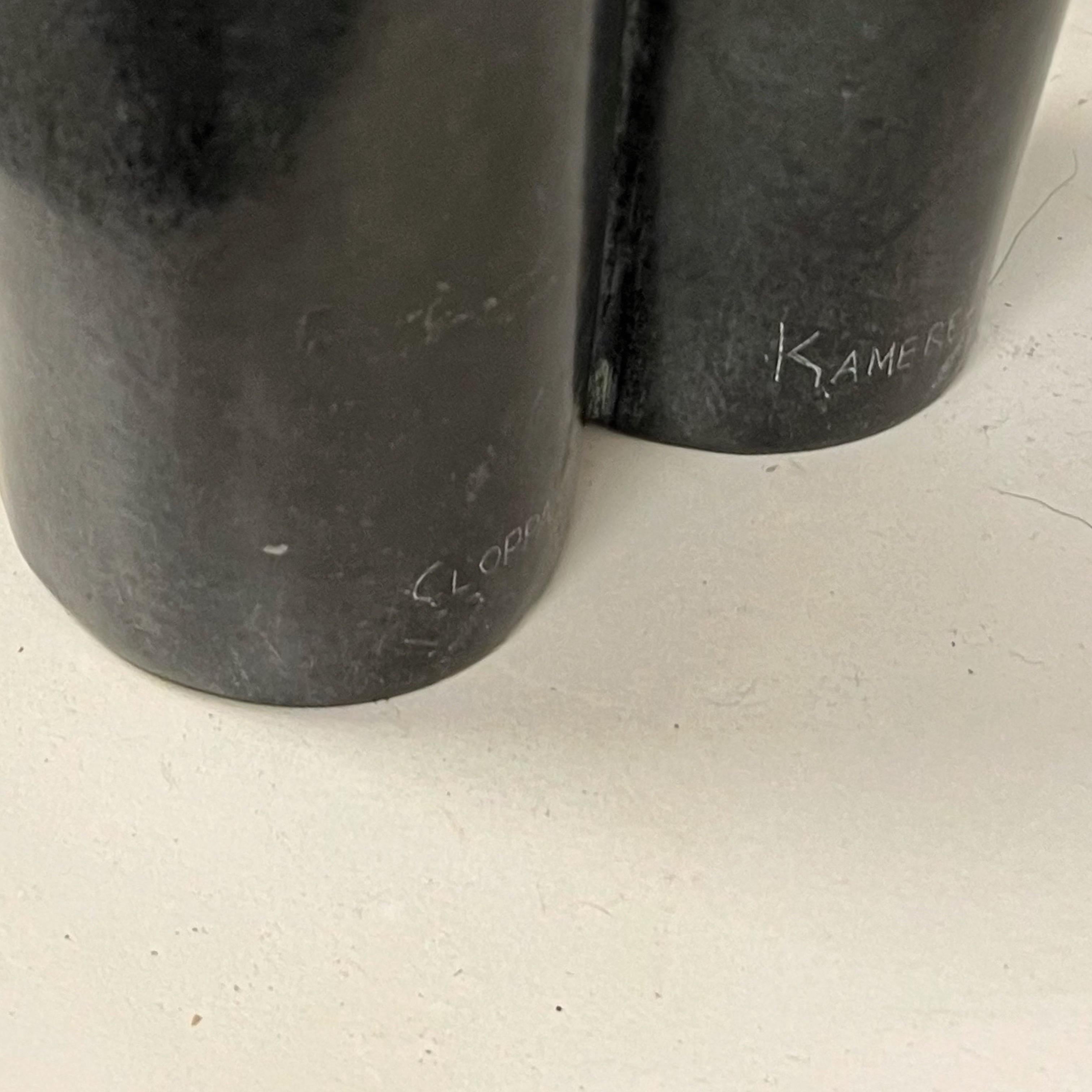 Original Cloppas Kamere Signed Nude Torso Modern Springstone Sculpture 7