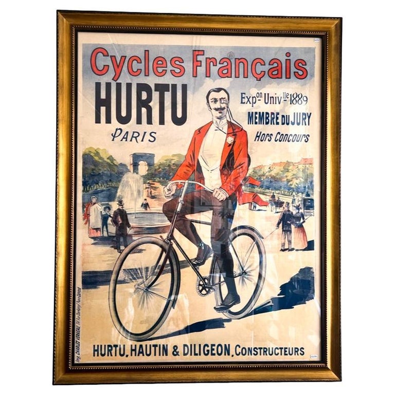 Affiche publicitaire pour la marque de vélo Petit-Breton | Bretagne Musées