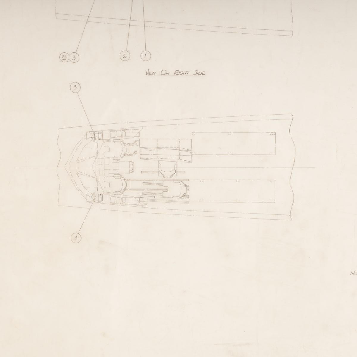 Original Concorde Design Drawing, England, c.1960 In Good Condition In Royal Tunbridge Wells, Kent