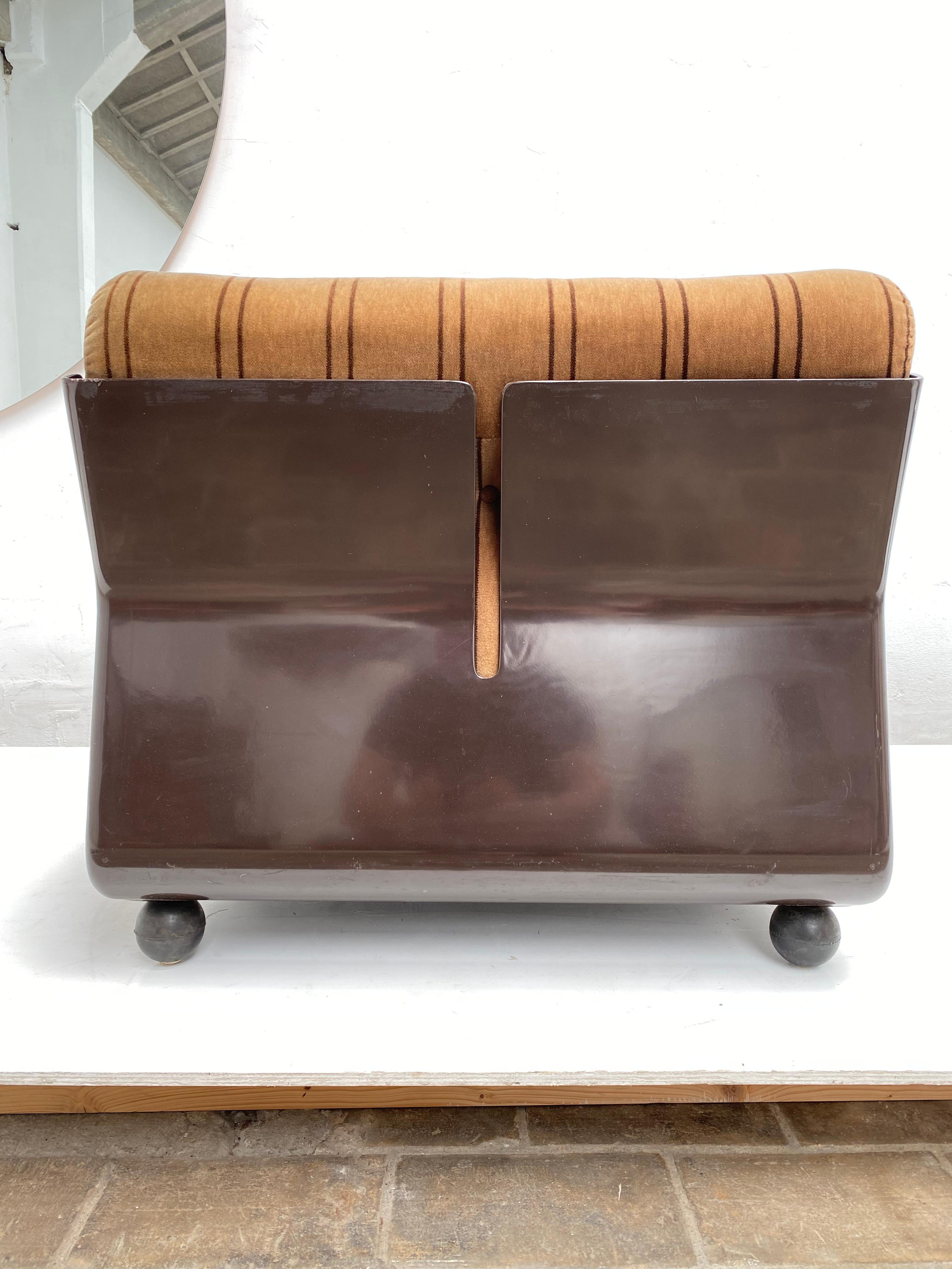 Fine XX secolo Condizioni originali Mario Bellini 'Amanta' Lounge Chair B&B Italia Made in 1978