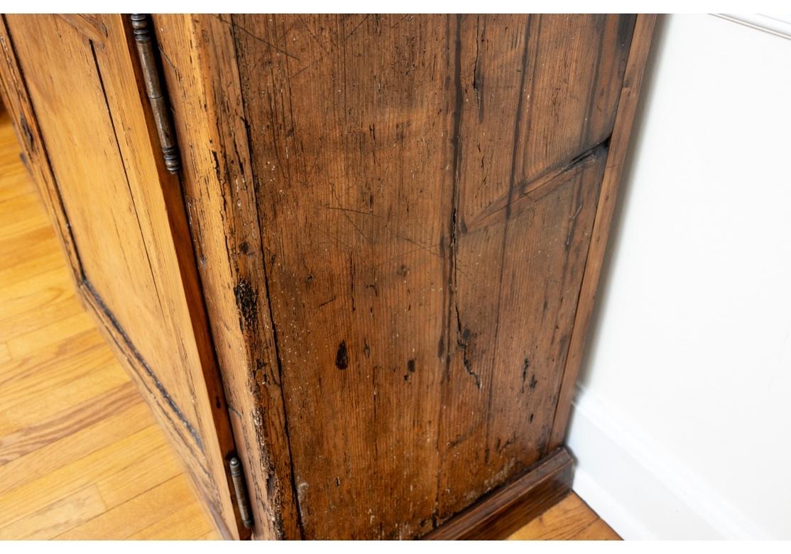Original Condition Primitive Antique American Step Back Hutch 6