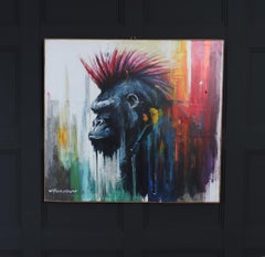 Original Contemporary Artwork Punk Gorilla by William Crenson