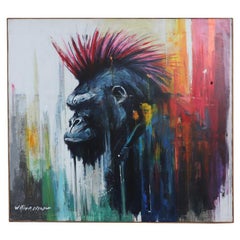 Original Contemporary Artwork Punk Gorilla by William Crenson