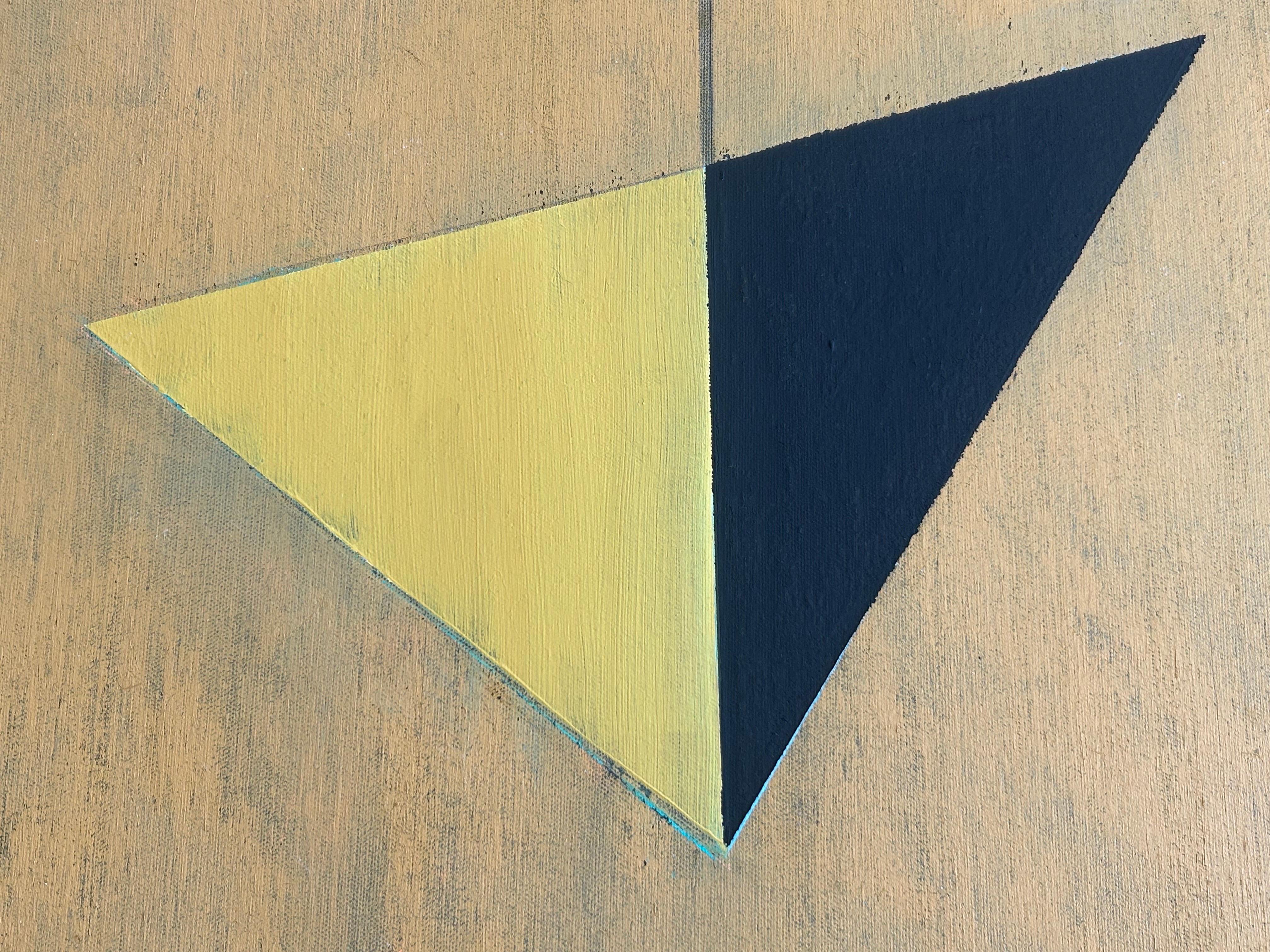 Original artwork.
Oil, gesso, acrylic on canvas thin wood frame. 
The art + design continuum of form, space, texture and color theory... 