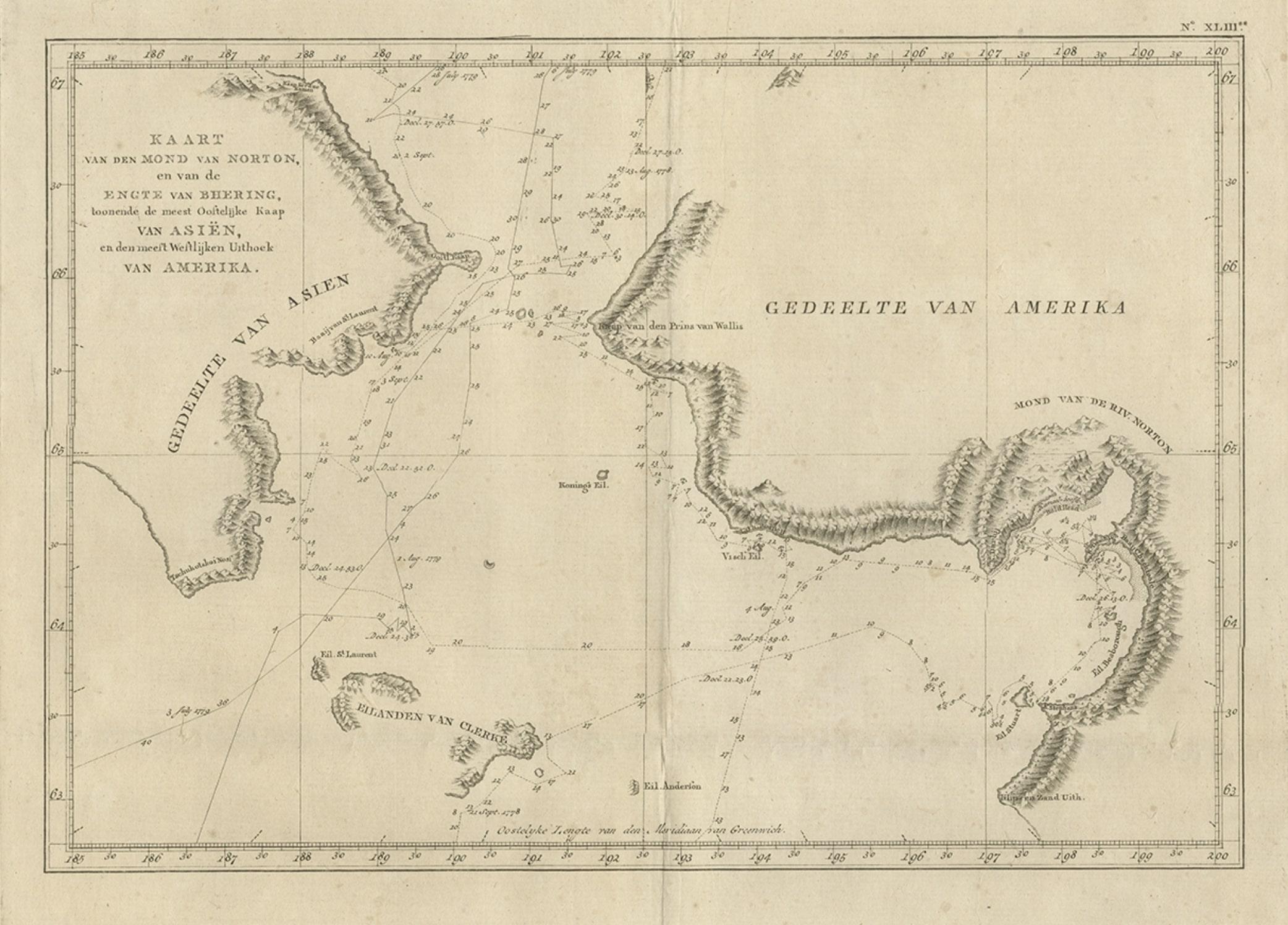 the bering strait map