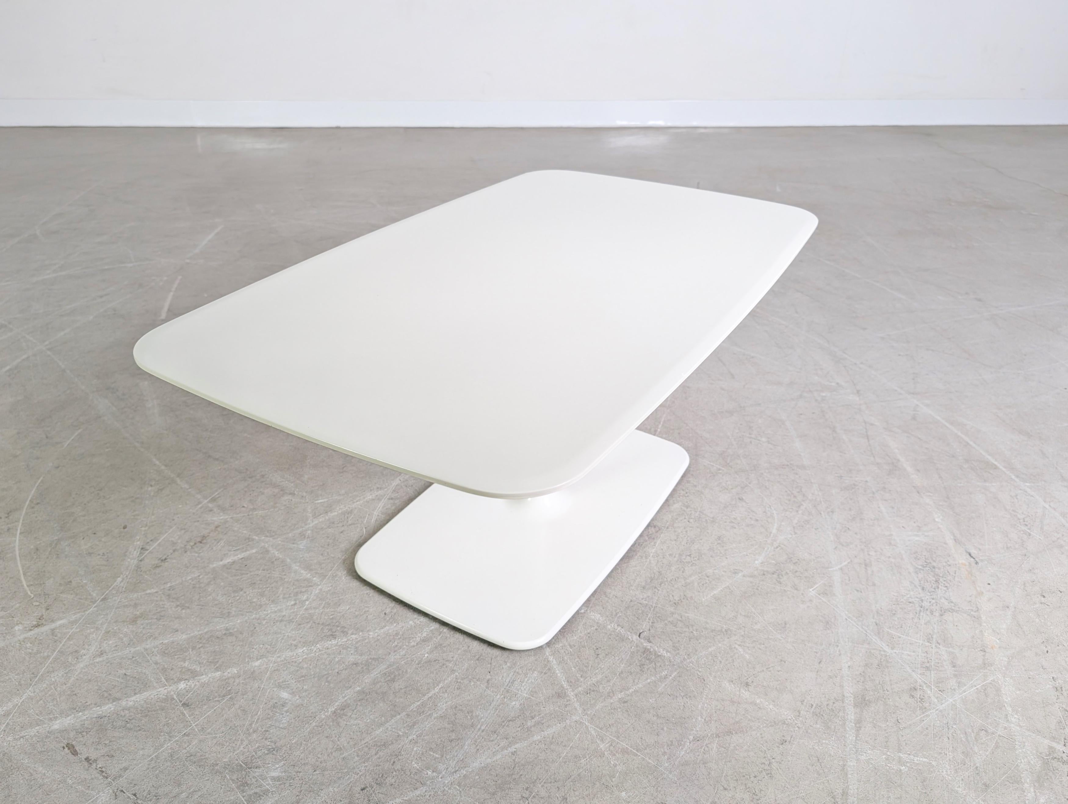 Métal Original COR Jalis 1785 Couchtisch Metall weiß kristallweiß Design en vente