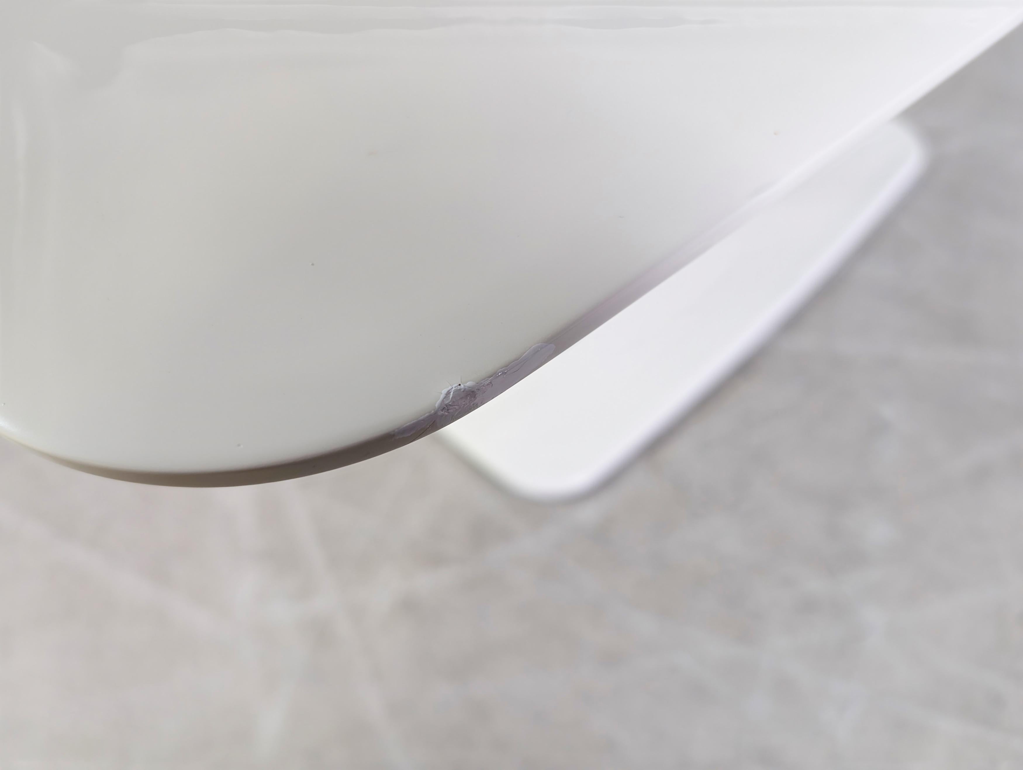 Original COR Jalis 1785 Couchtisch Metall weiß kristallweiß Design en vente 2