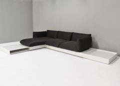 Original COR JALIS Sofa by Jehs & Laub with wood base and coffee table, Germany 