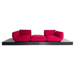 Original COR Jalis Sofa Couch Jehs & Laub Filz magenta Design