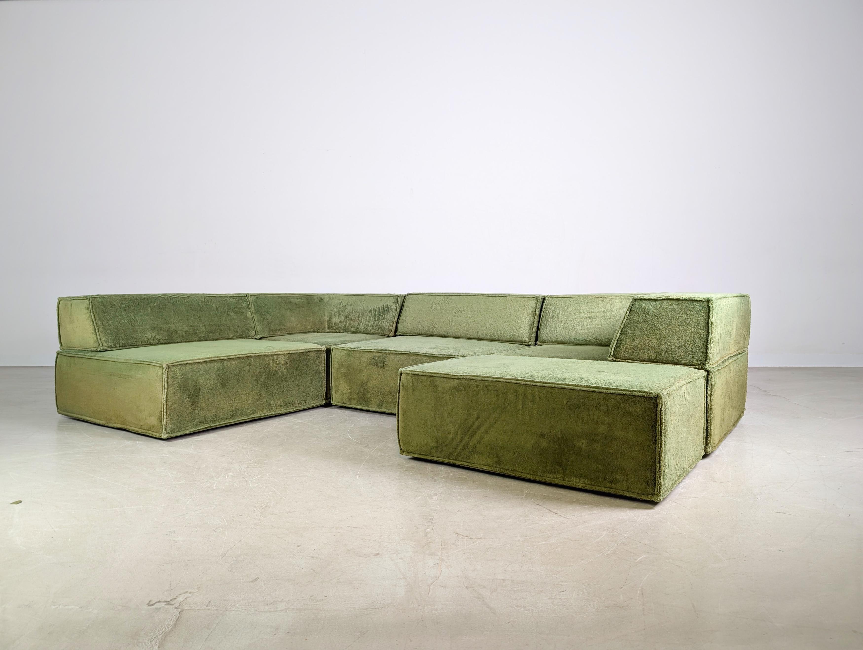 Original COR Trio Modulsofa Midcentury Sofa Design Couch 1970s en vente 6