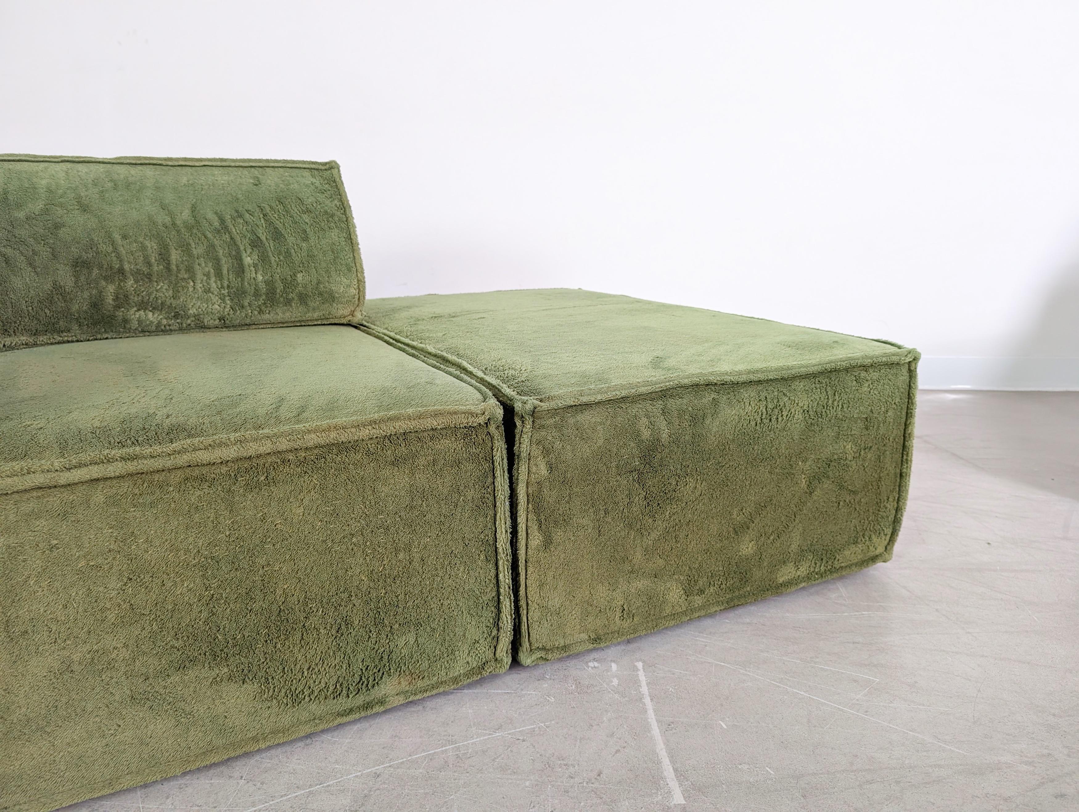 Original COR Trio Modulsofa Midcentury Sofa Design Couch 1970s Bon état - En vente à Berlin, DE