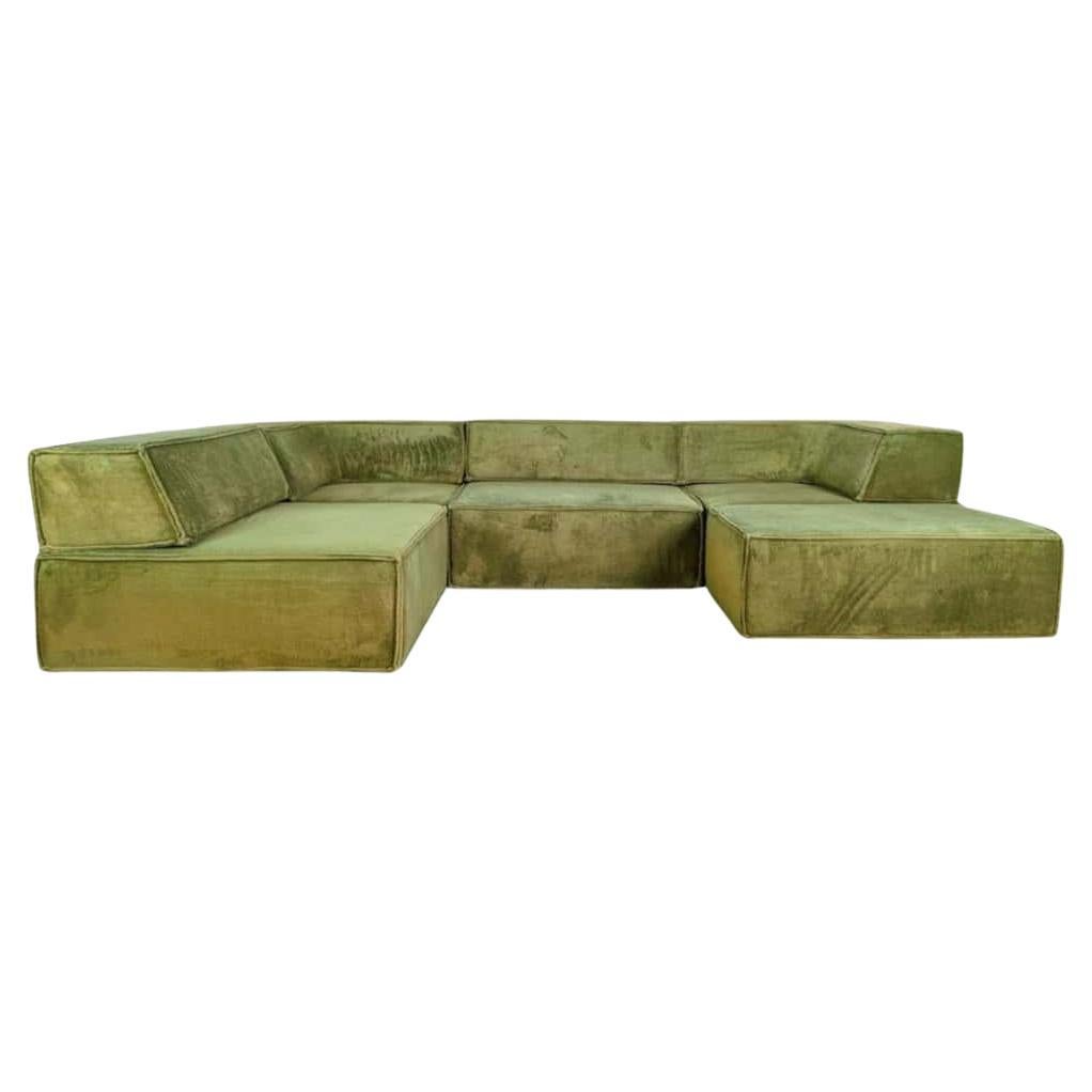 Original COR Trio Modulsofa Midcentury Sofa Design Couch 1970s en vente