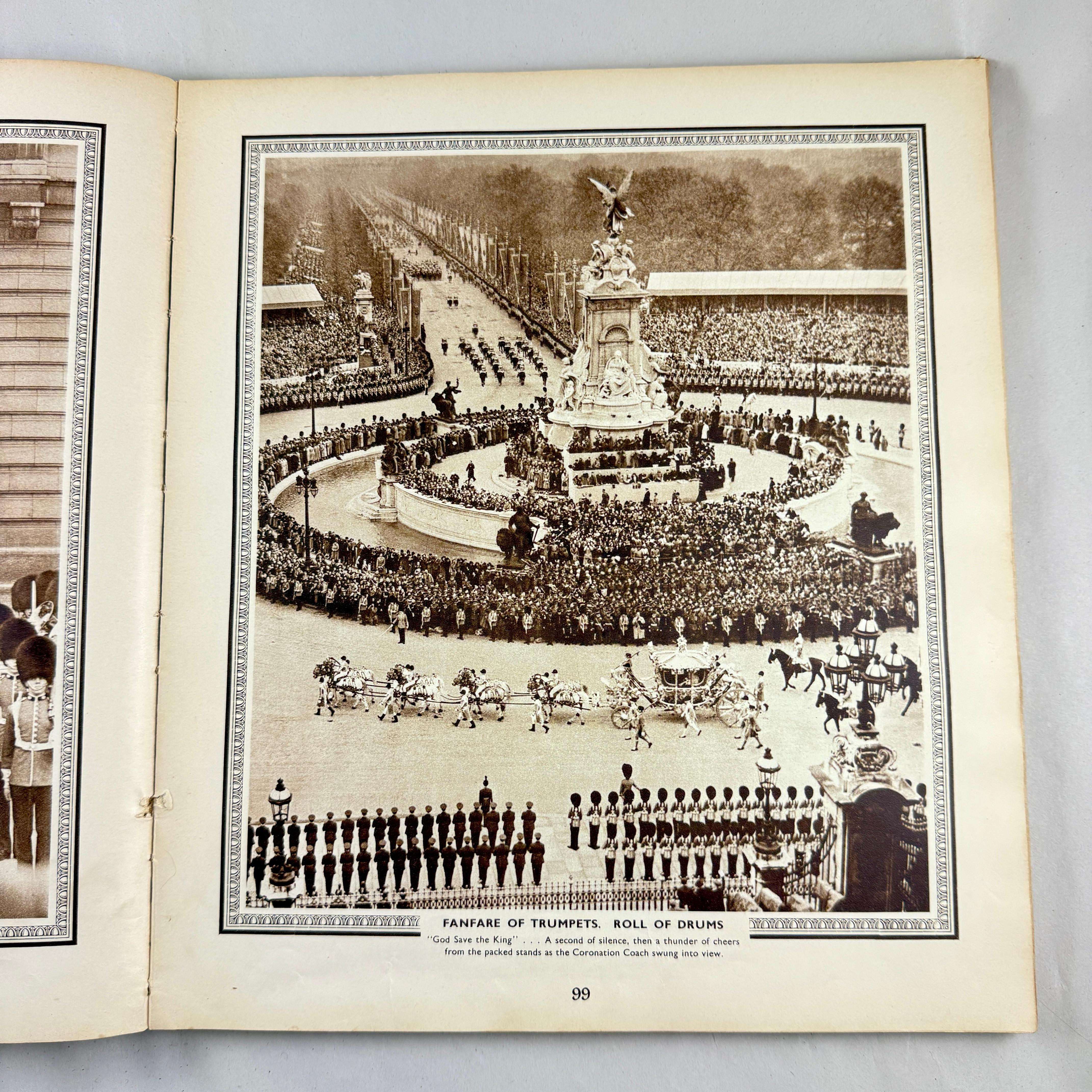 Original Krönungs-Souvenirbuch von König Georg VI - London  1937 im Angebot 1