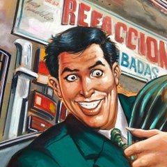 Original Cover of Mexican Comic "Sensacional De Maestros"