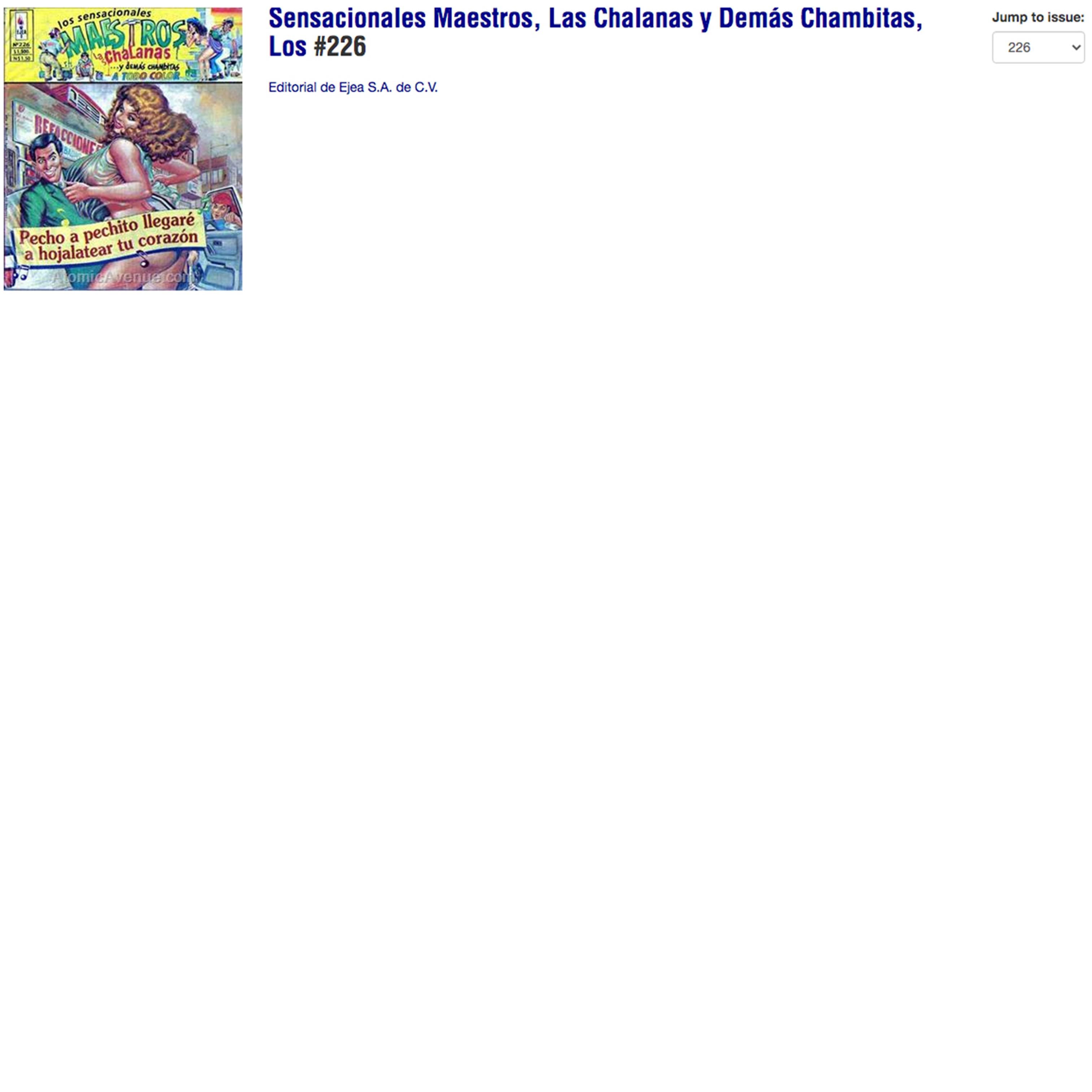 Original Cover of Mexican Comic 