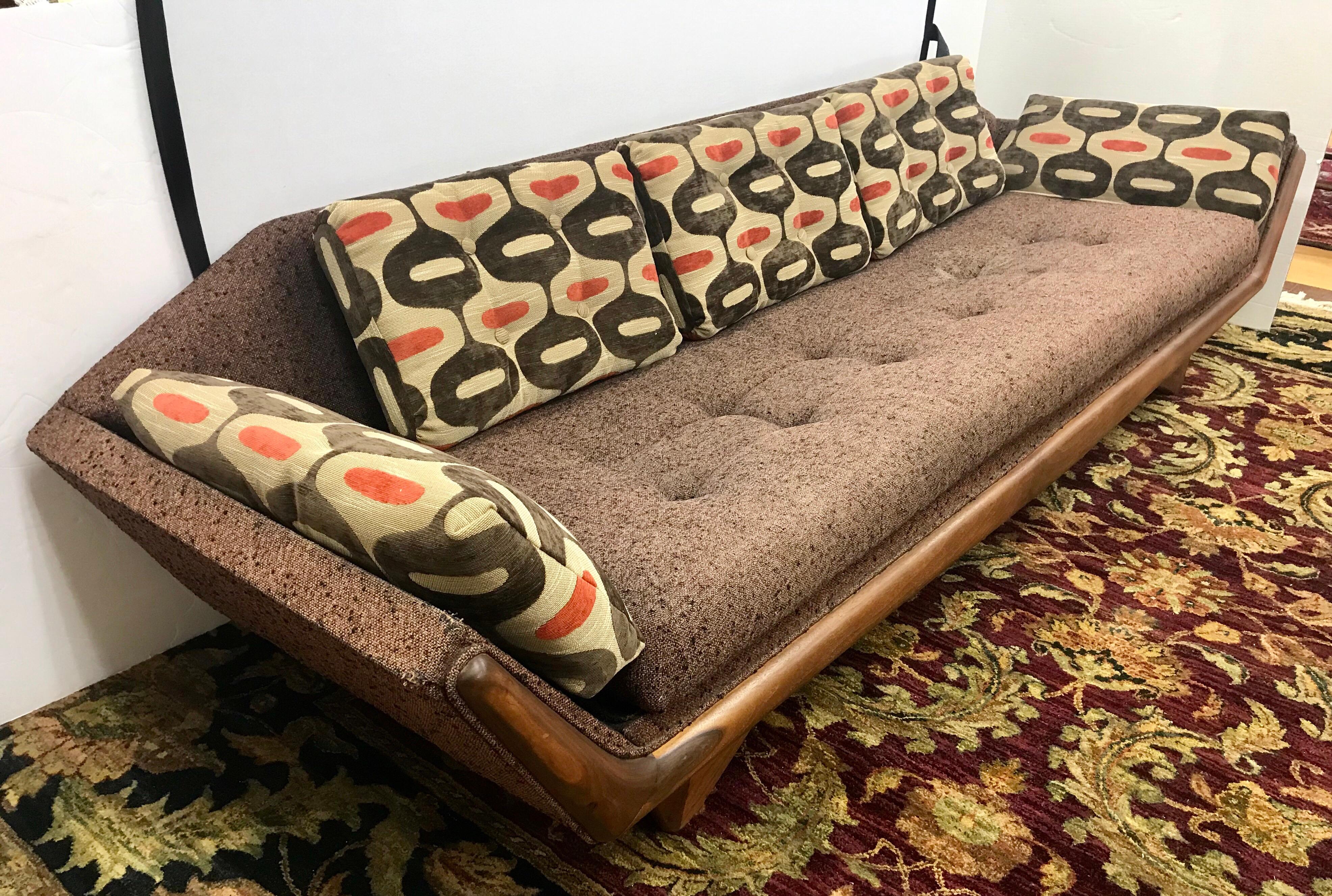 Craft Associates Adrian Pearsall Designed Famed Extra Large Gondola Sofa 2