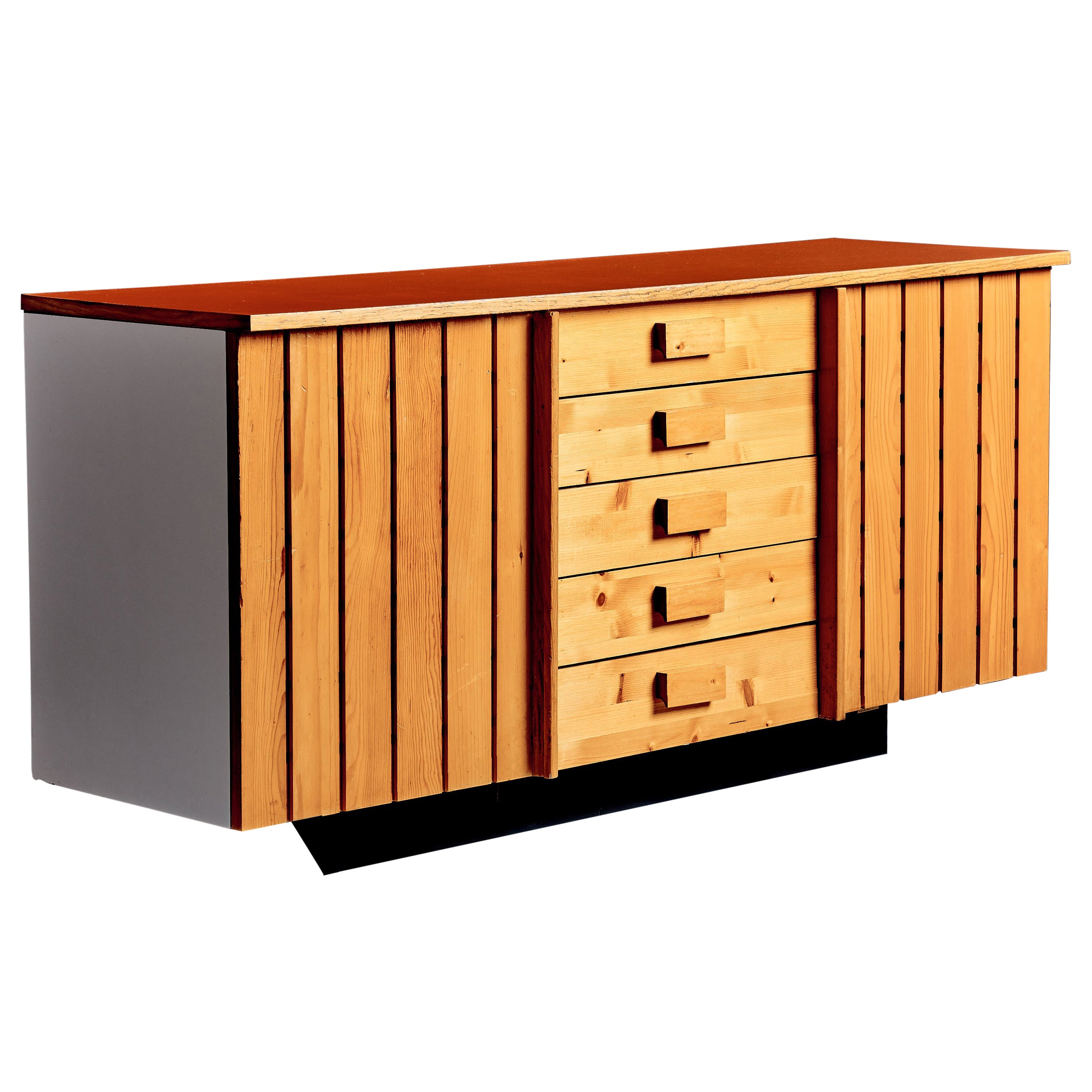 Credenza originale della stazione sciistica di Les Arcs di Charlotte Perriand in vendita