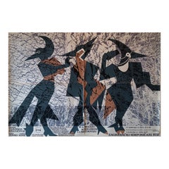 Cartel original croata, BORIS BUCAN "ZAGREBACKI SIMFONICARI RTZ", 1983