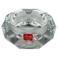 Original crystal glass ashtray by Baccarat, France, 1990s