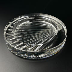 Original crystal glass ashtray by Mario Cioni, Italy, 1970s