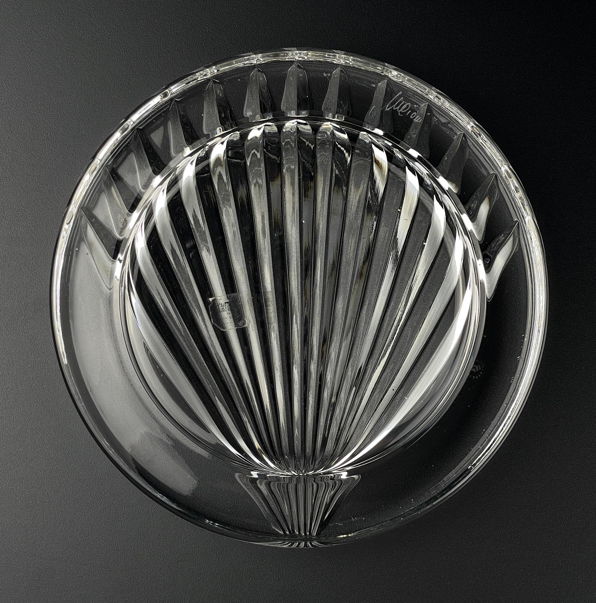 Cenicero original de cristal de Mario Cioni, Italia, años 70 Cristal en venta