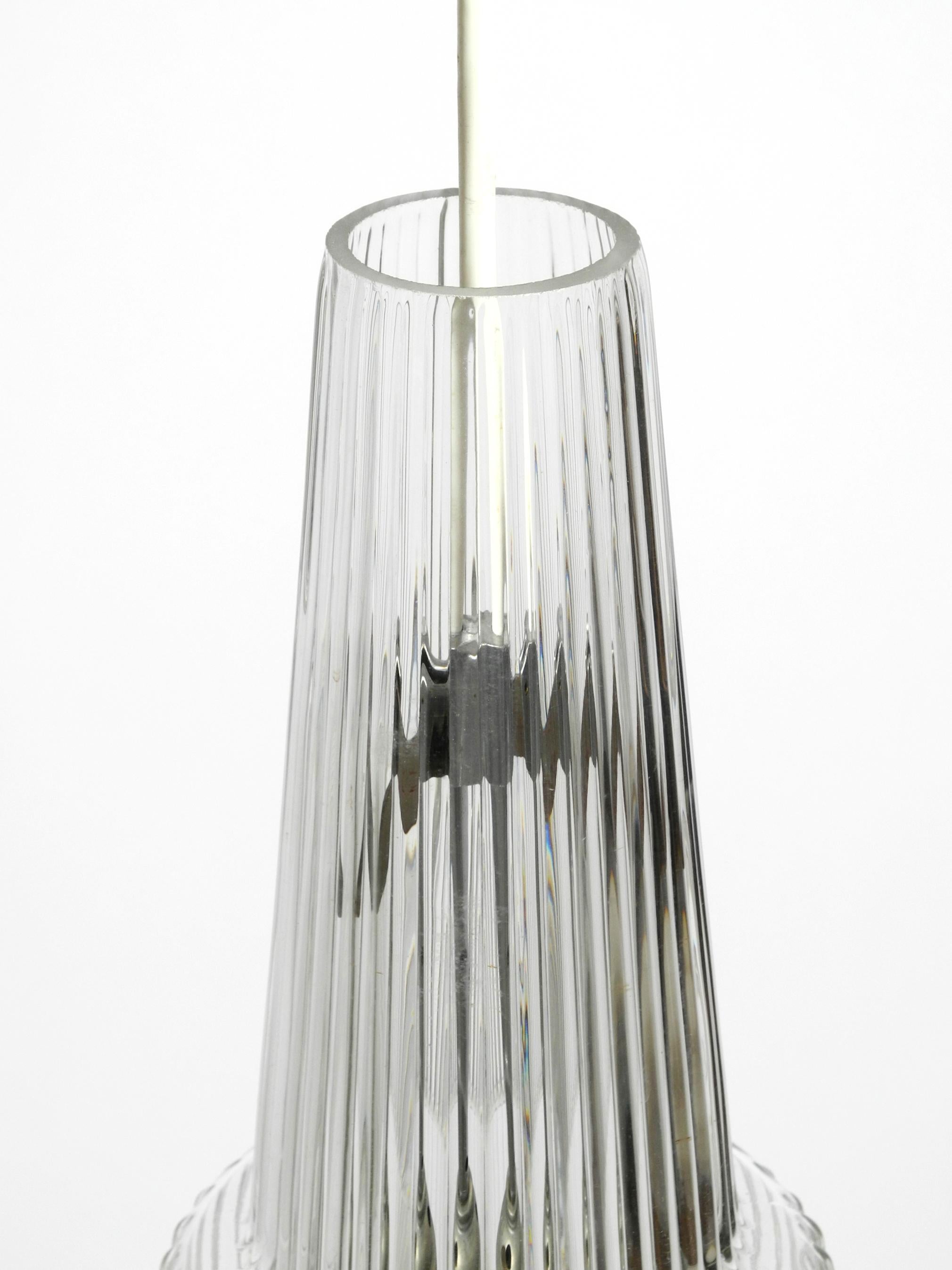 Original crystal glass pendant lamp 'Pisa' by Aloys Ferdinand Gangkofner  For Sale 4